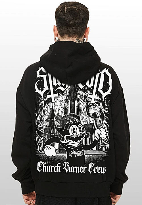 Stay Cold Apparel - Church Burner Crew Black - Hoodie | Men-Image