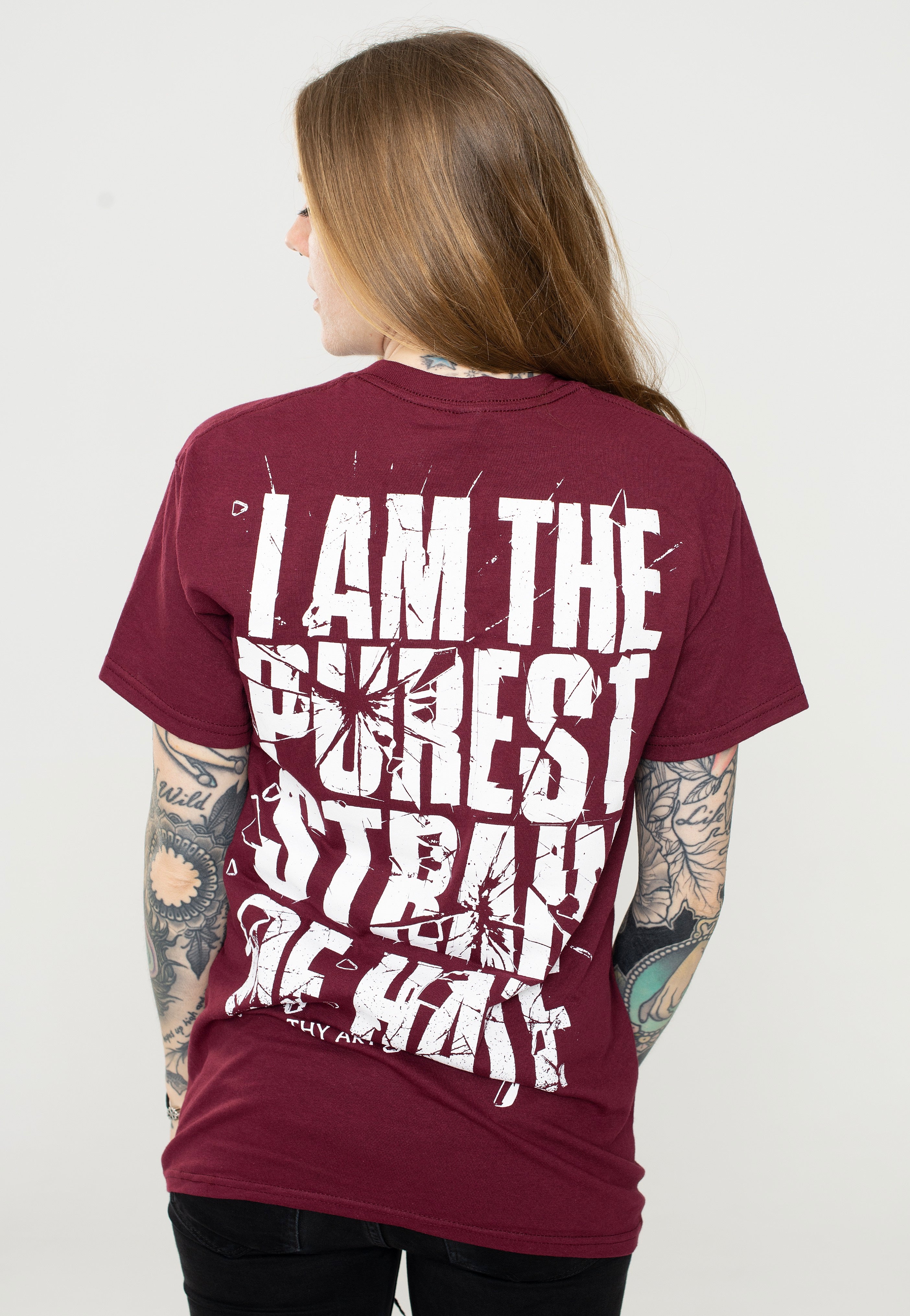 Thy Art Is Murder - Pure Burgundy - T-Shirt | Women-Image