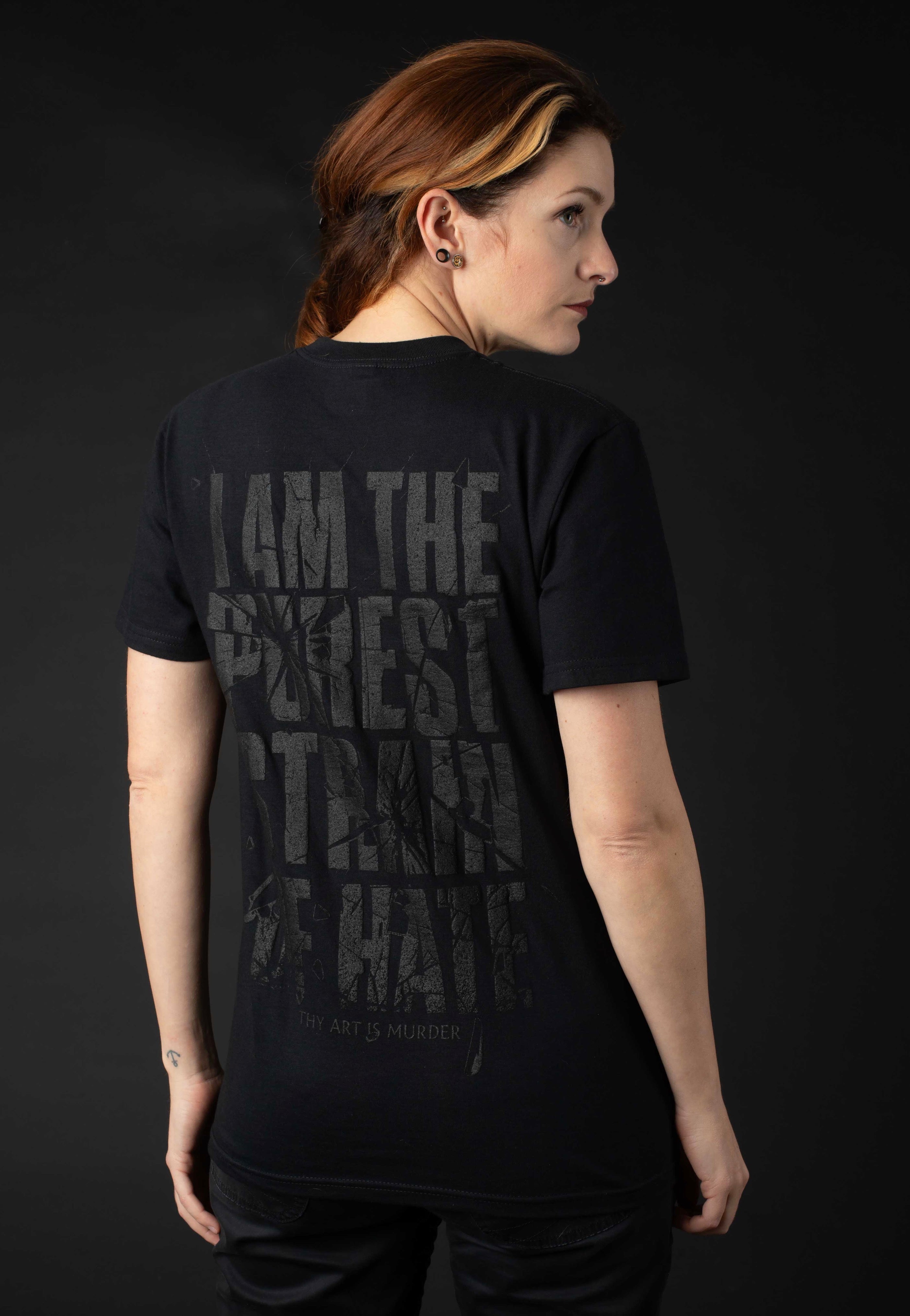 Thy Art Is Murder - Pure Hate Limited Black On Black - T-Shirt | Women-Image