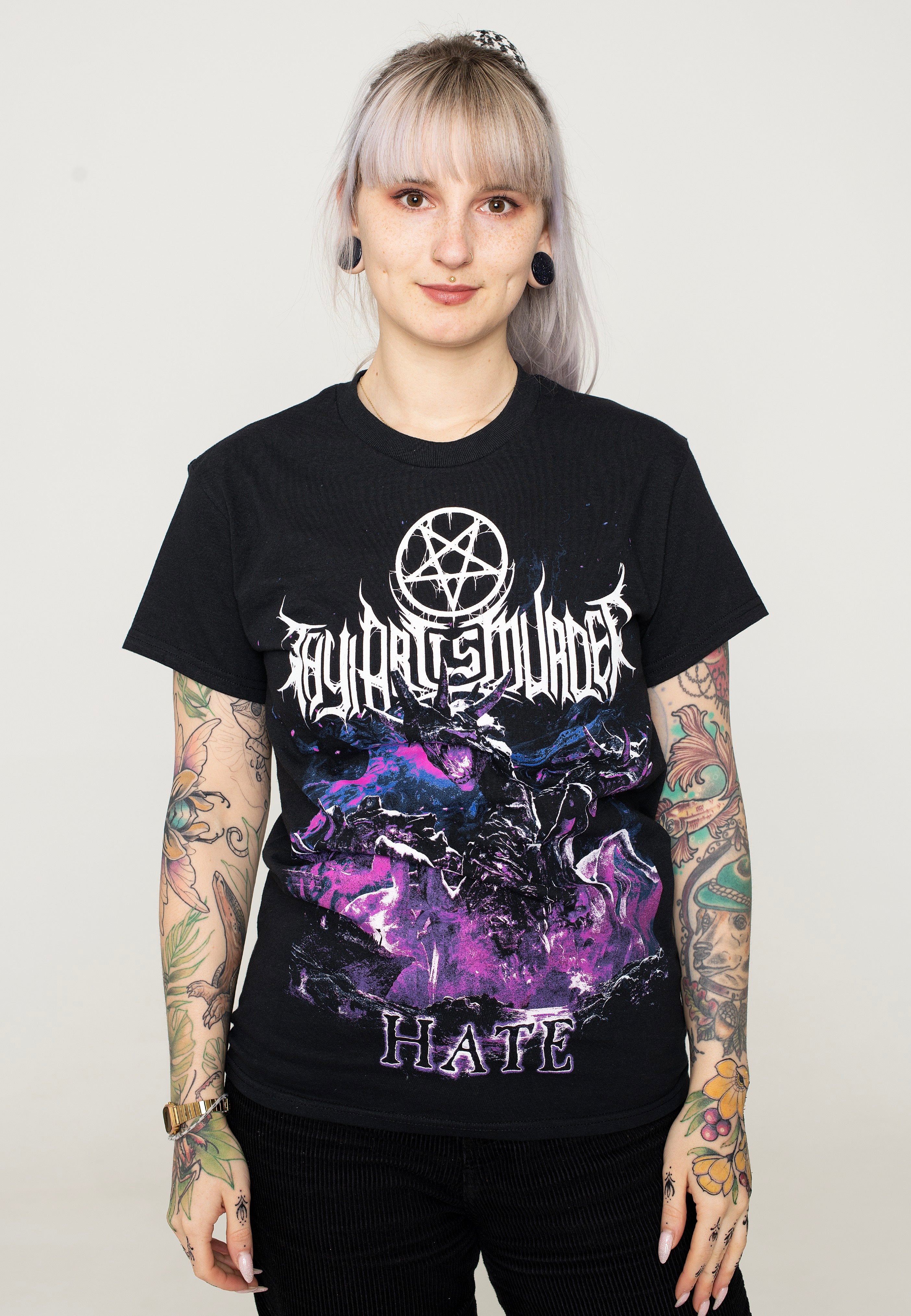 Thy Art Is Murder - Purple Hate - T-Shirt | Women-Image