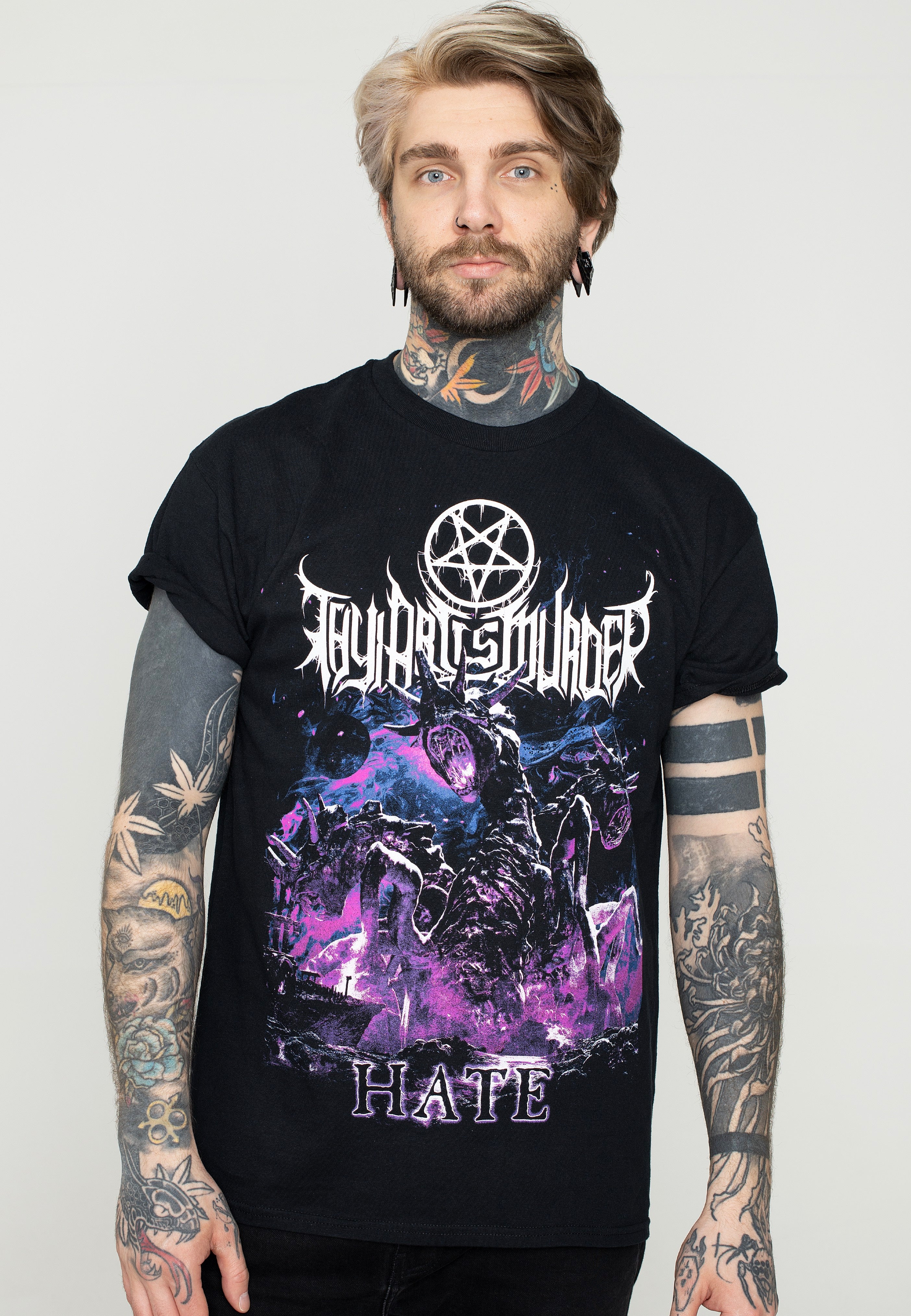 Thy Art Is Murder - Purple Hate - T-Shirt | Men-Image