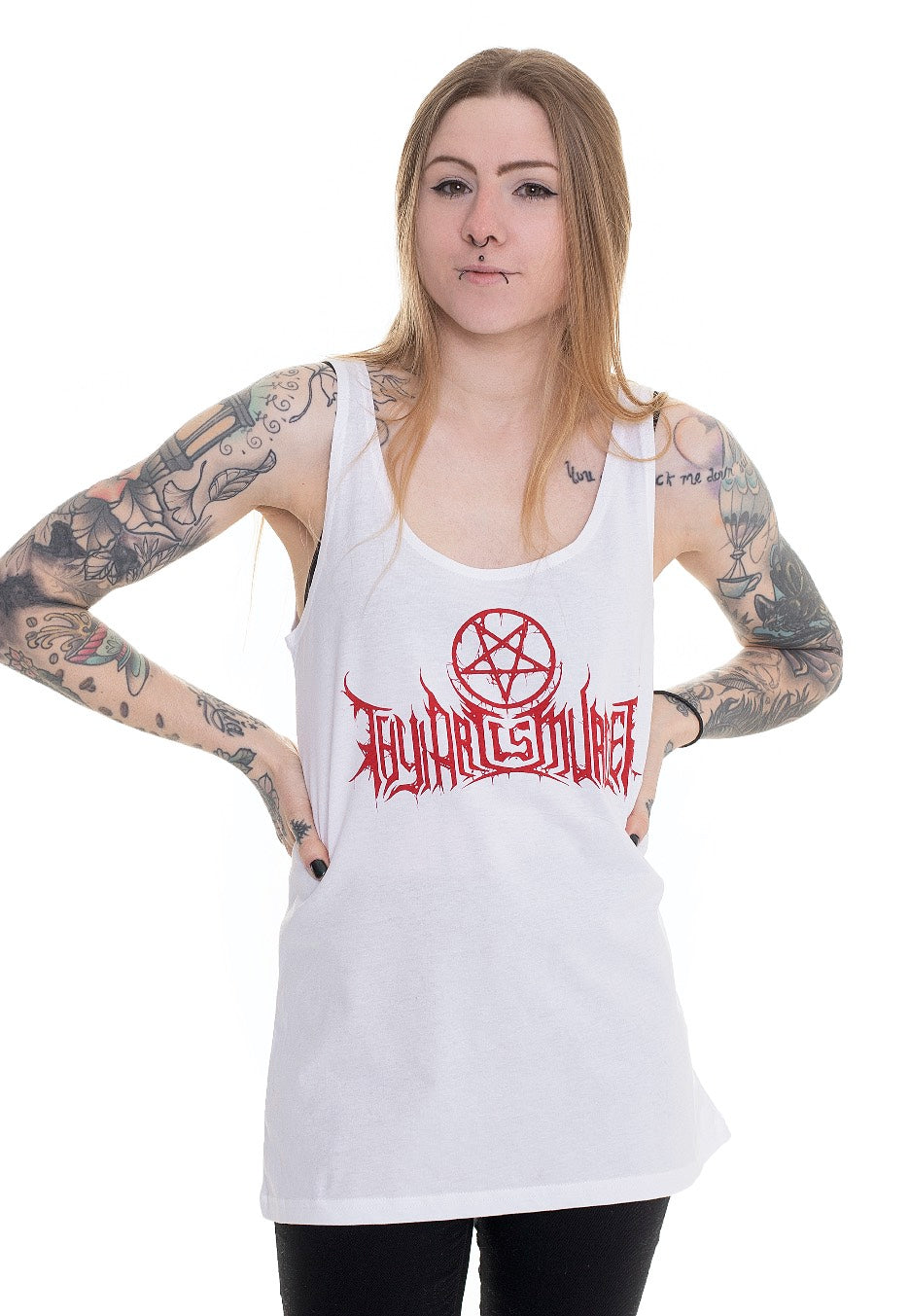 Thy Art Is Murder - Strain White - Girl Tank | Women-Image