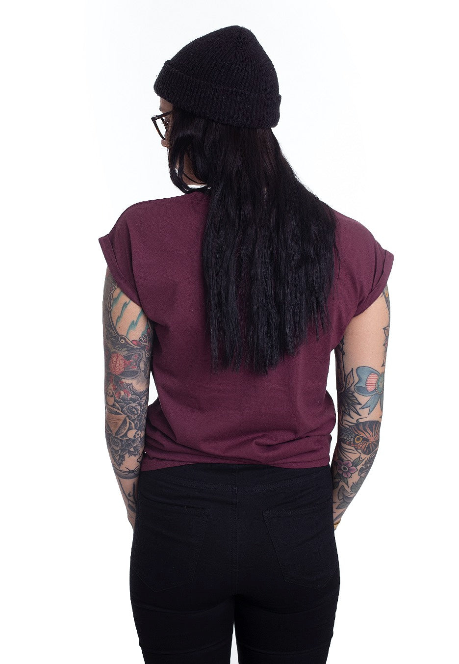 Thy Art Is Murder - Thy Art Logo Extended Shoulder Cherry - Girly | Women-Image