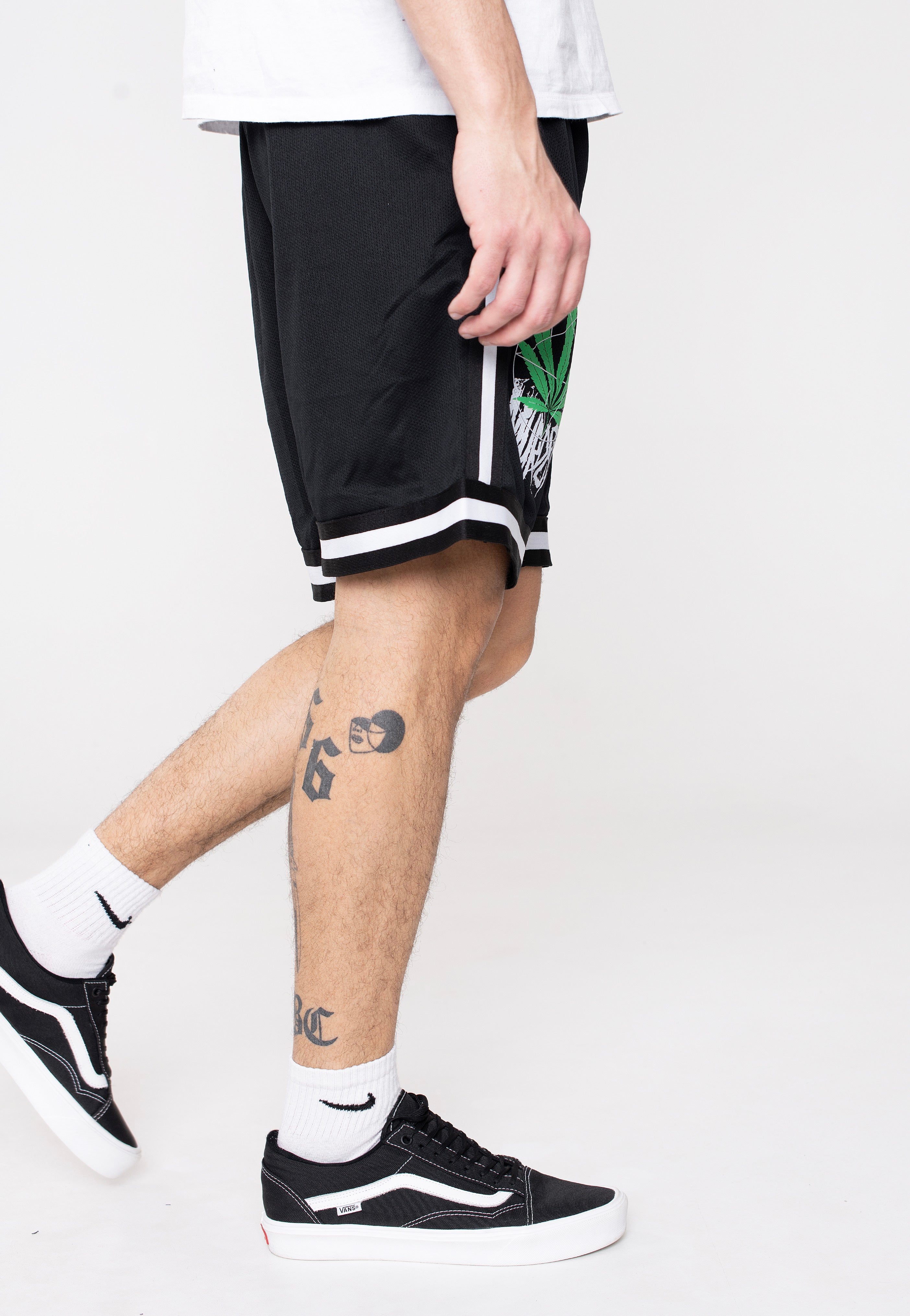 Thy Art Is Murder - Weed Logo Striped - Shorts | Men-Image