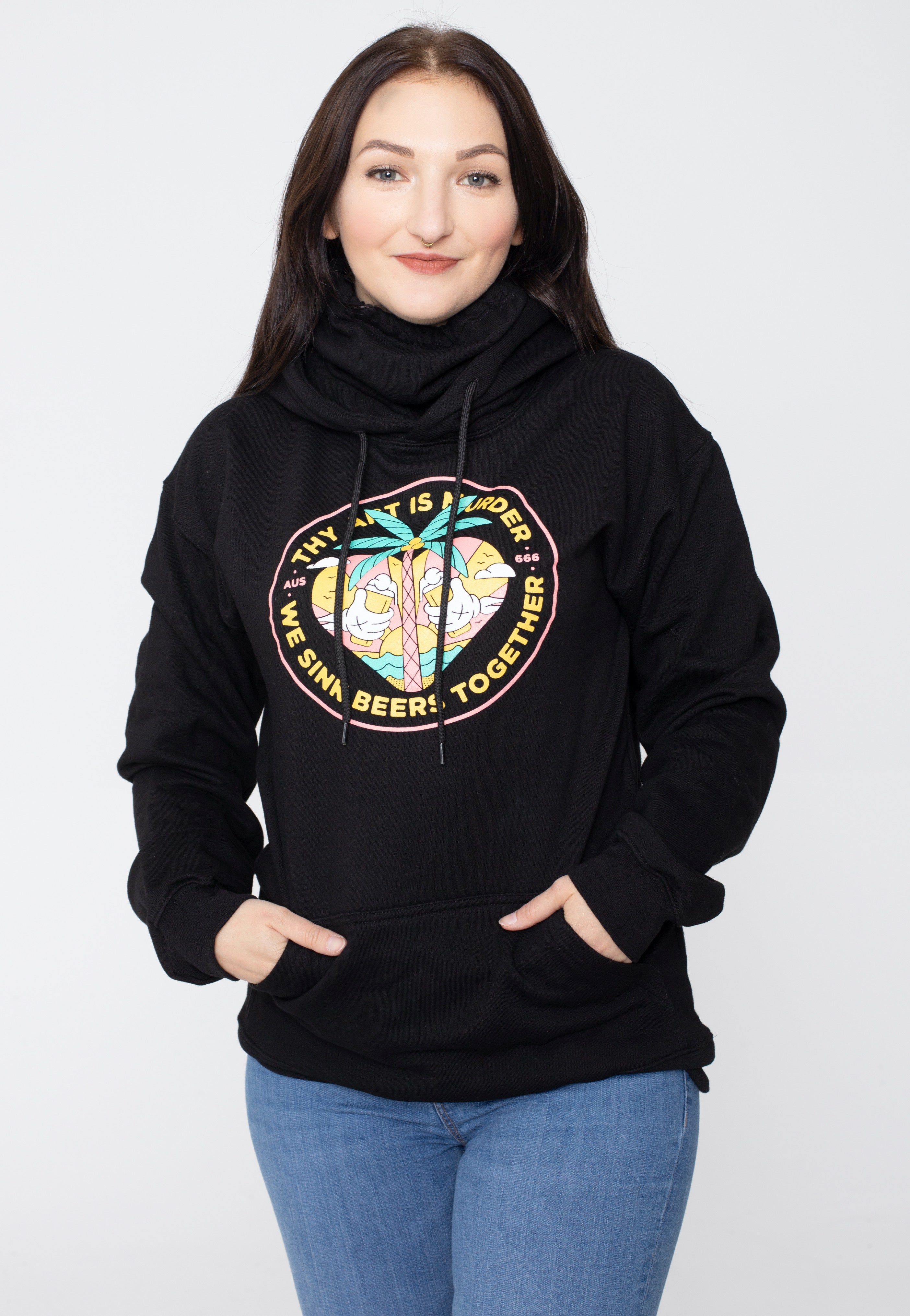 Thy Art Is Murder - We Sink Beers - Hoodie | Women-Image