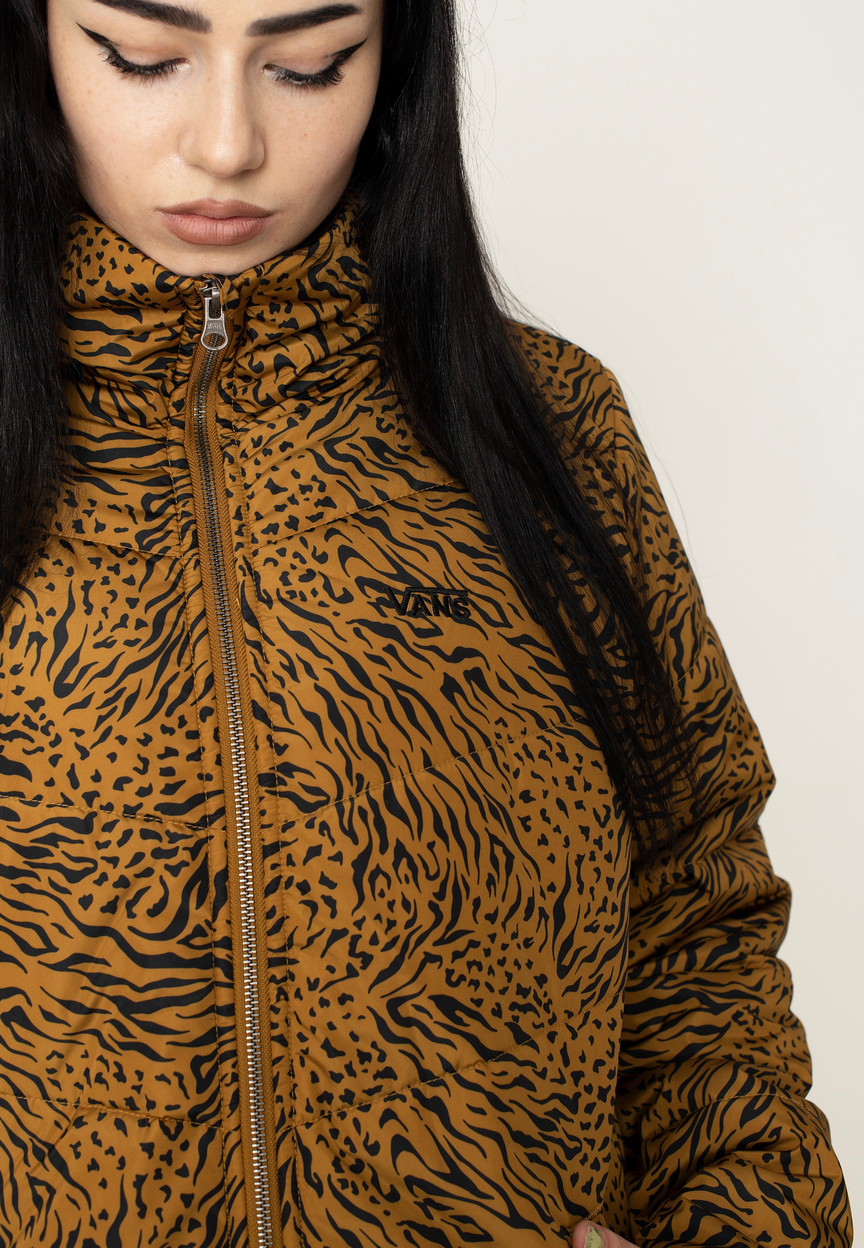 Vans - Foundry Print Puff MTE Golden Brown - Jacket | Women-Image