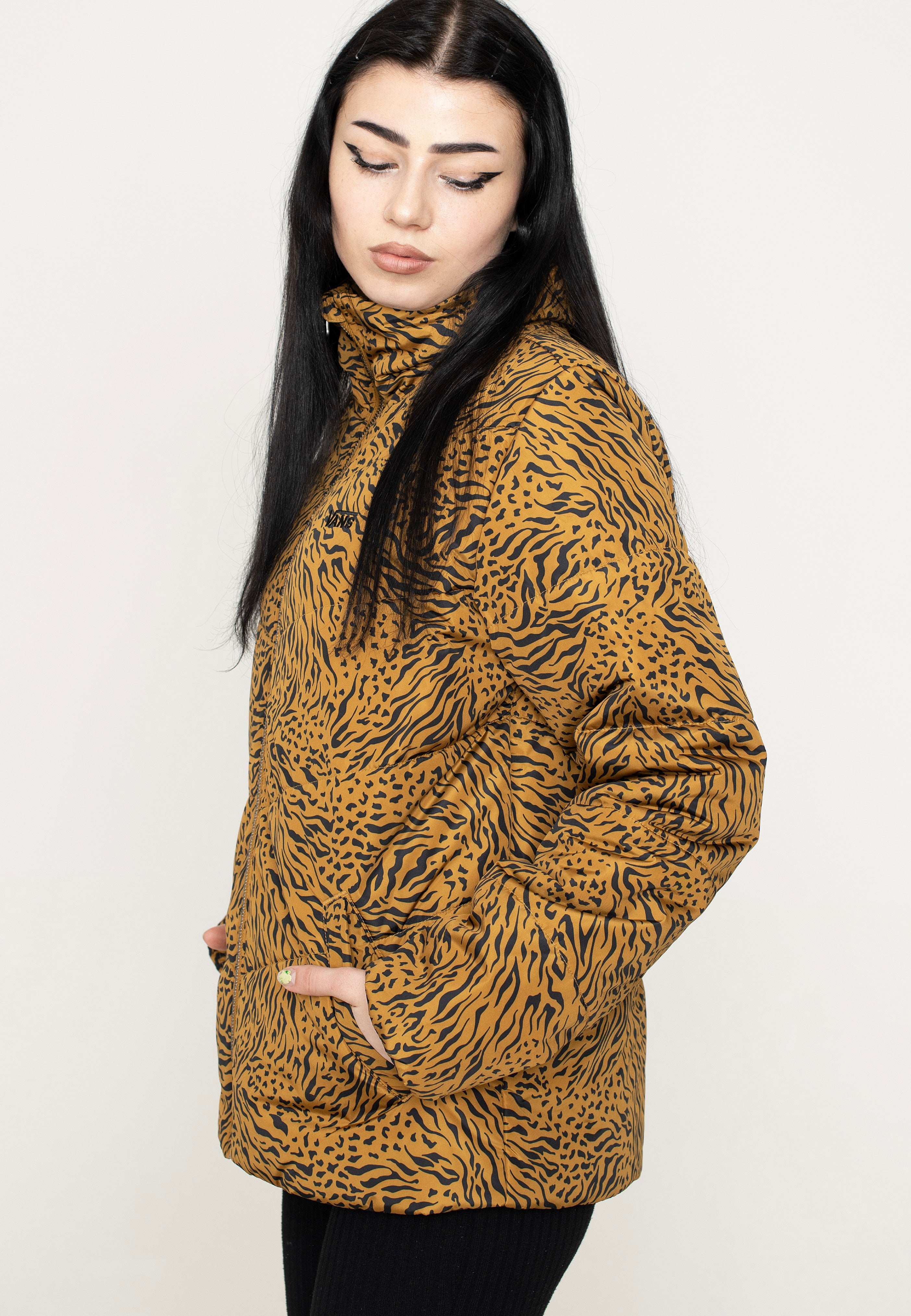 Vans - Foundry Print Puff MTE Golden Brown - Jacket | Women-Image