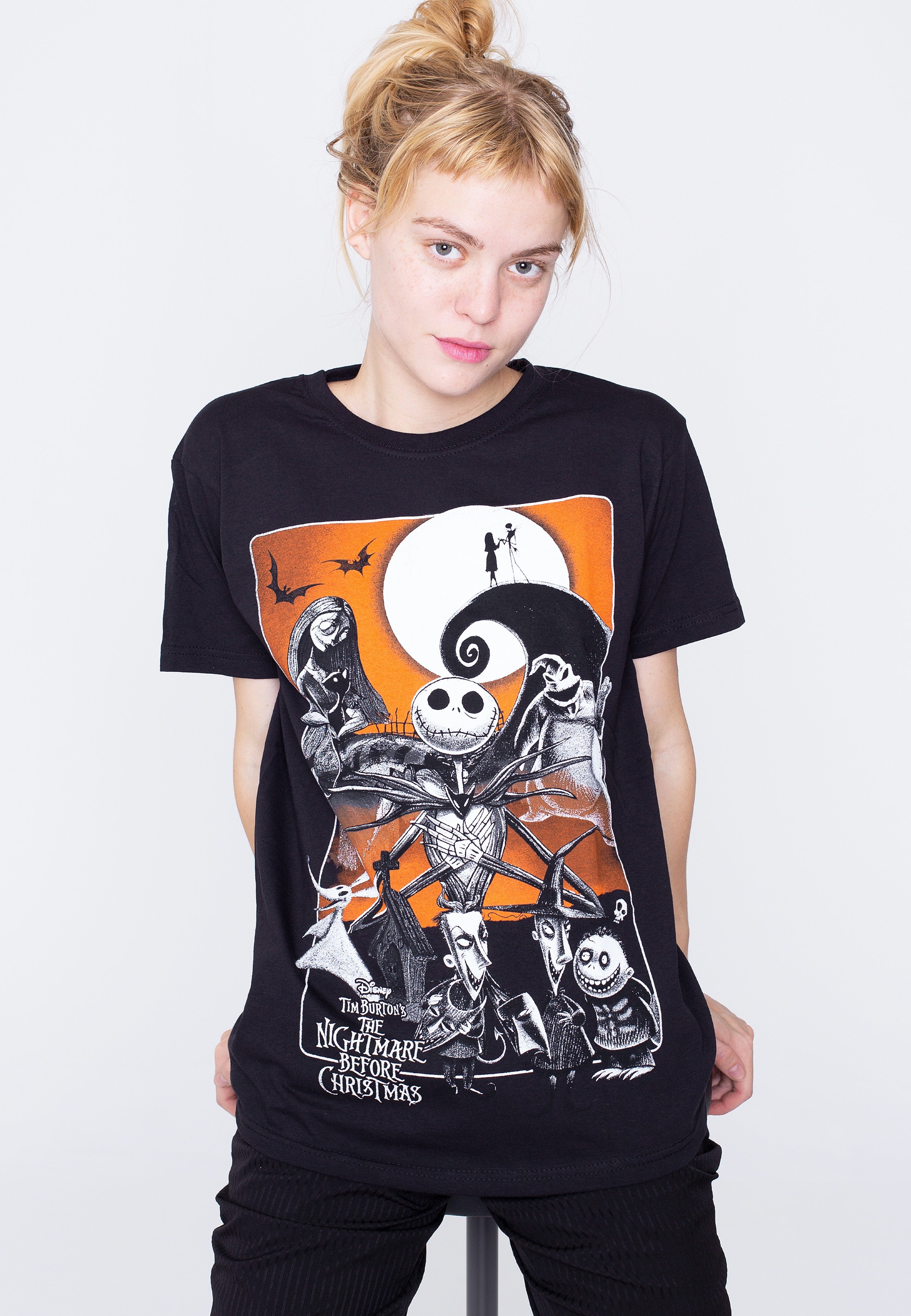 The Nightmare Before Christmas - Orange Moon - T-Shirt | Women-Image