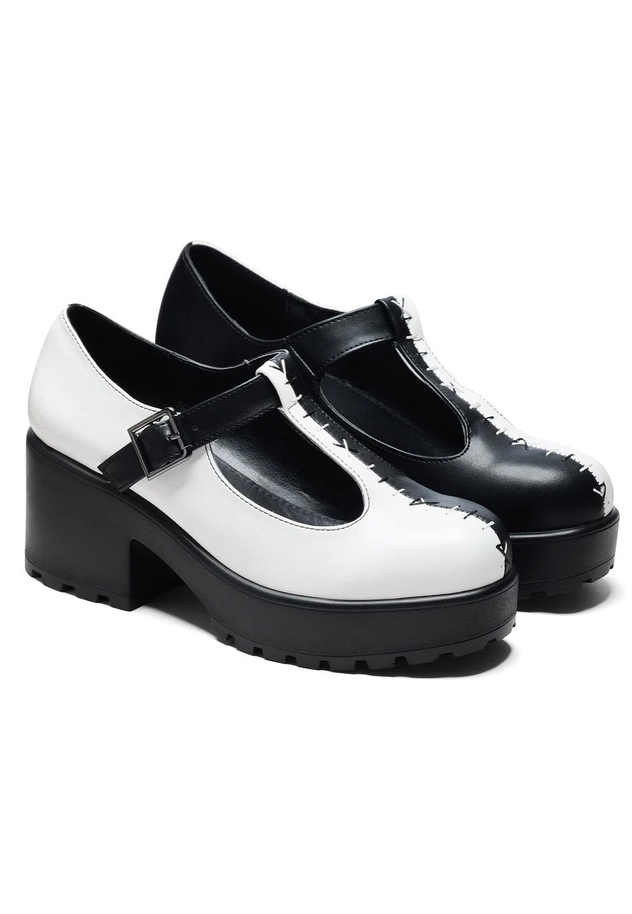 Koi Footwear - Tira Mary Janes ‘Dead Or Alive Edition’ Black/White - Girl Shoes | Women-Image