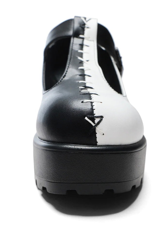 Koi Footwear - Tira Mary Janes ‘Dead Or Alive Edition’ Black/White - Girl Shoes | Women-Image