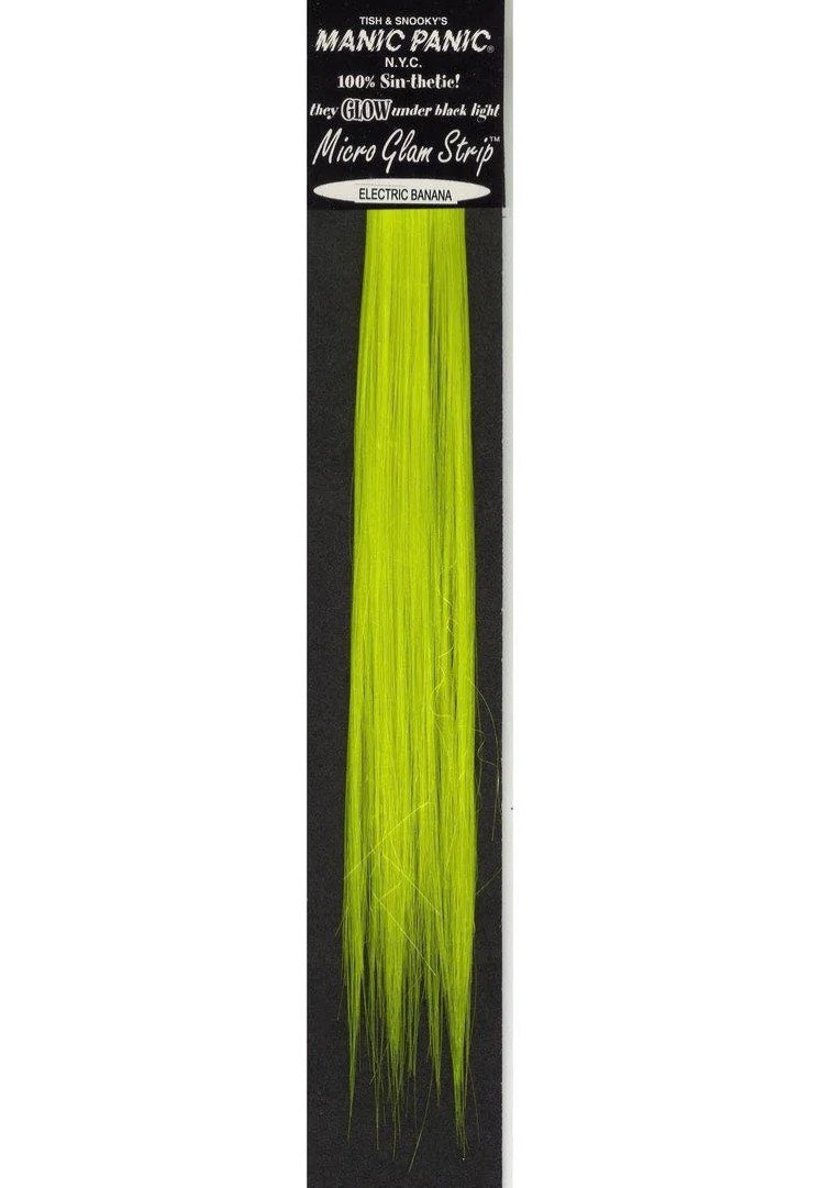 Manic Panic - Micro Synthetic Glam Strips 8'' Electric Banana - Hair Extensions | Neutral-Image