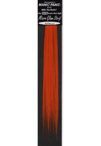 Manic Panic - Micro Synthetic Glam Strips 8'' Electric Lava - Hair Extensions  | Neutral-Image