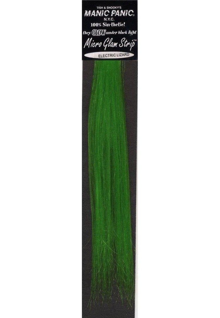 Manic Panic - Micro Synthetic Glam Strips 8'' Electric Lizard - Hair Extensions  | Neutral-Image