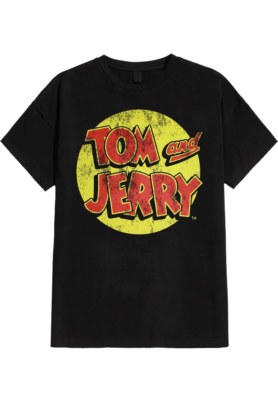 Tom And Jerry - Washed Logo - T-Shirt | Neutral-Image