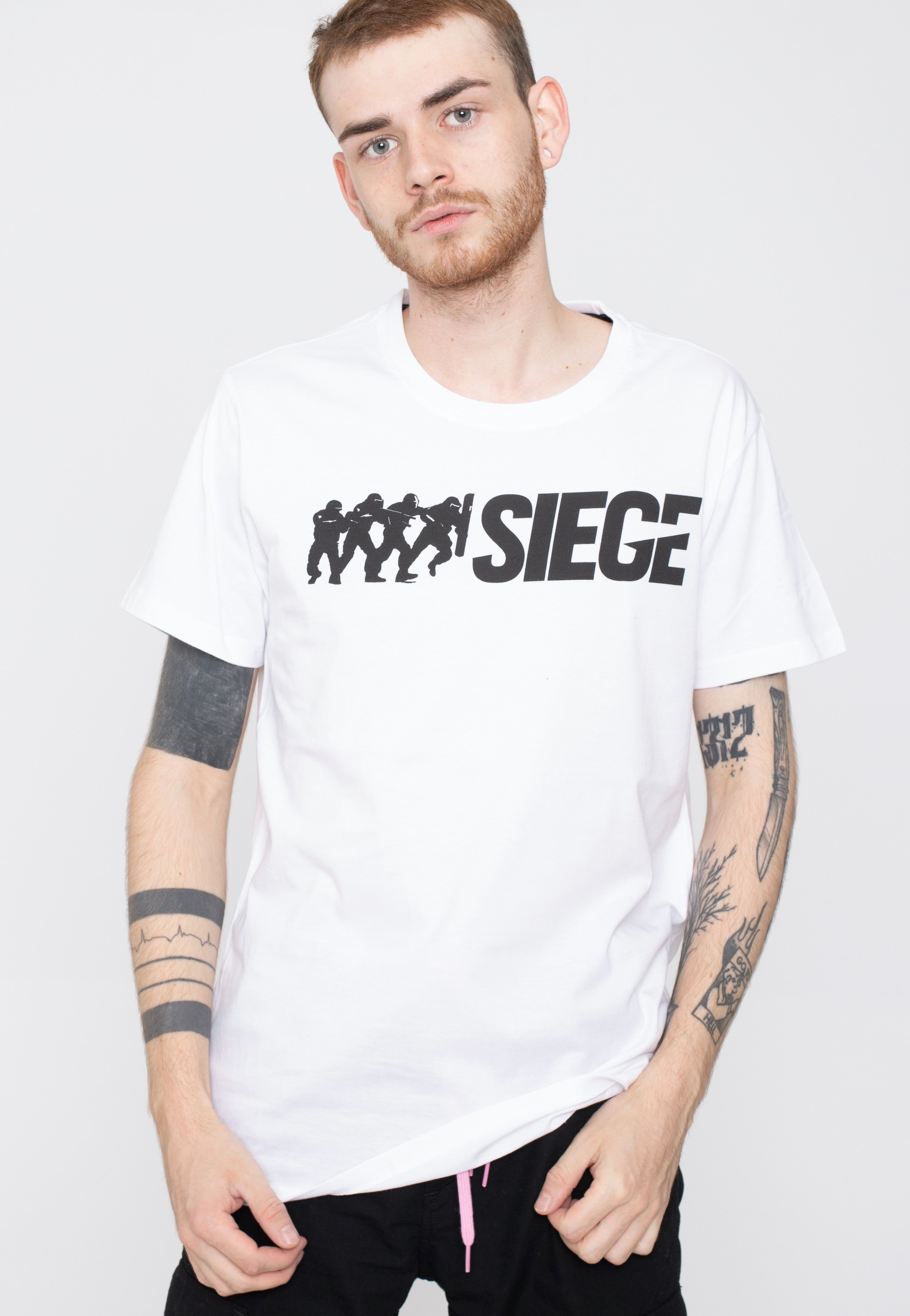 Tom Clancy's Rainbow Six Siege - Logo White - T-Shirt | Men-Image