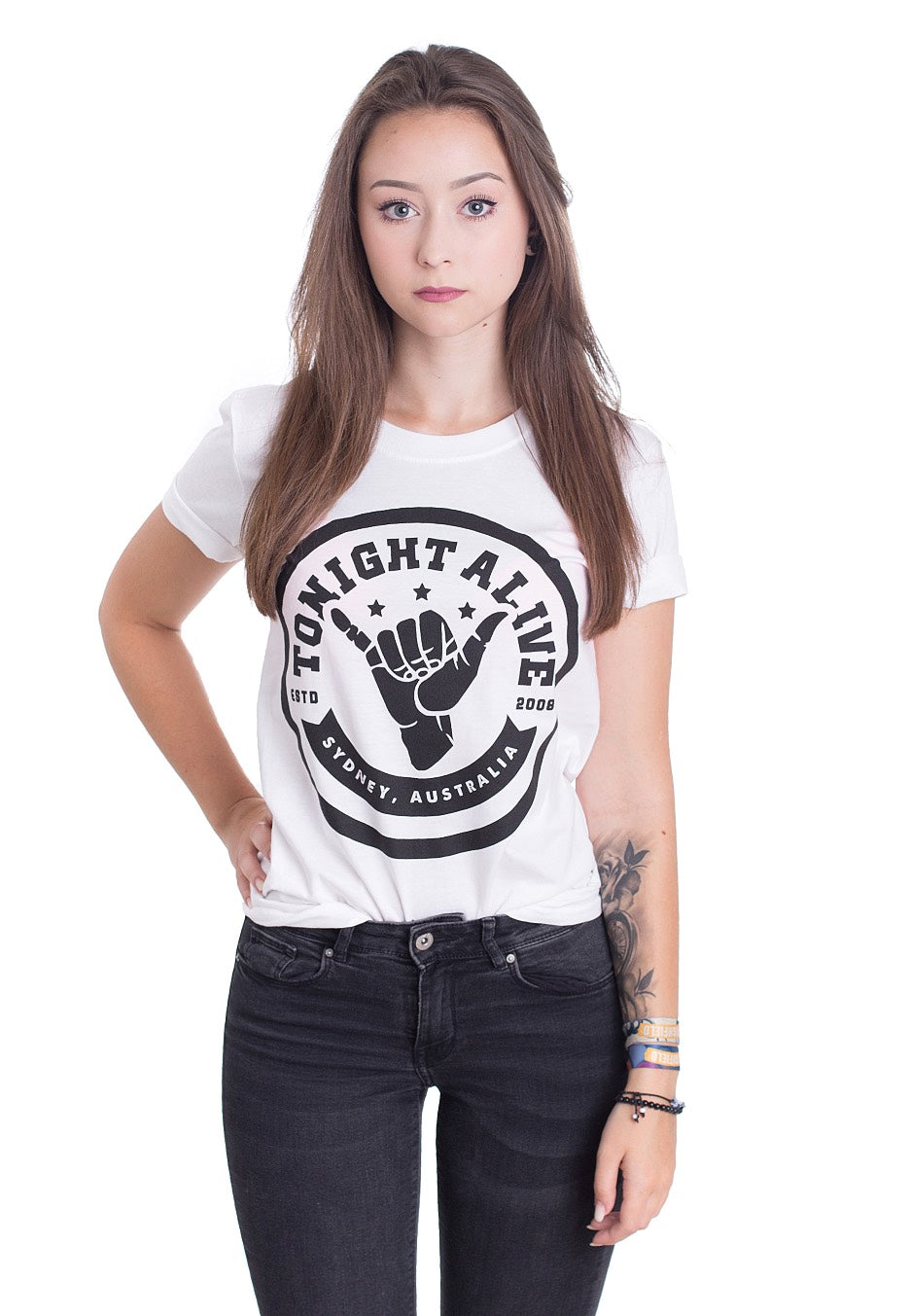 Tonight Alive - Sydney Australia White - T-Shirt | Women-Image