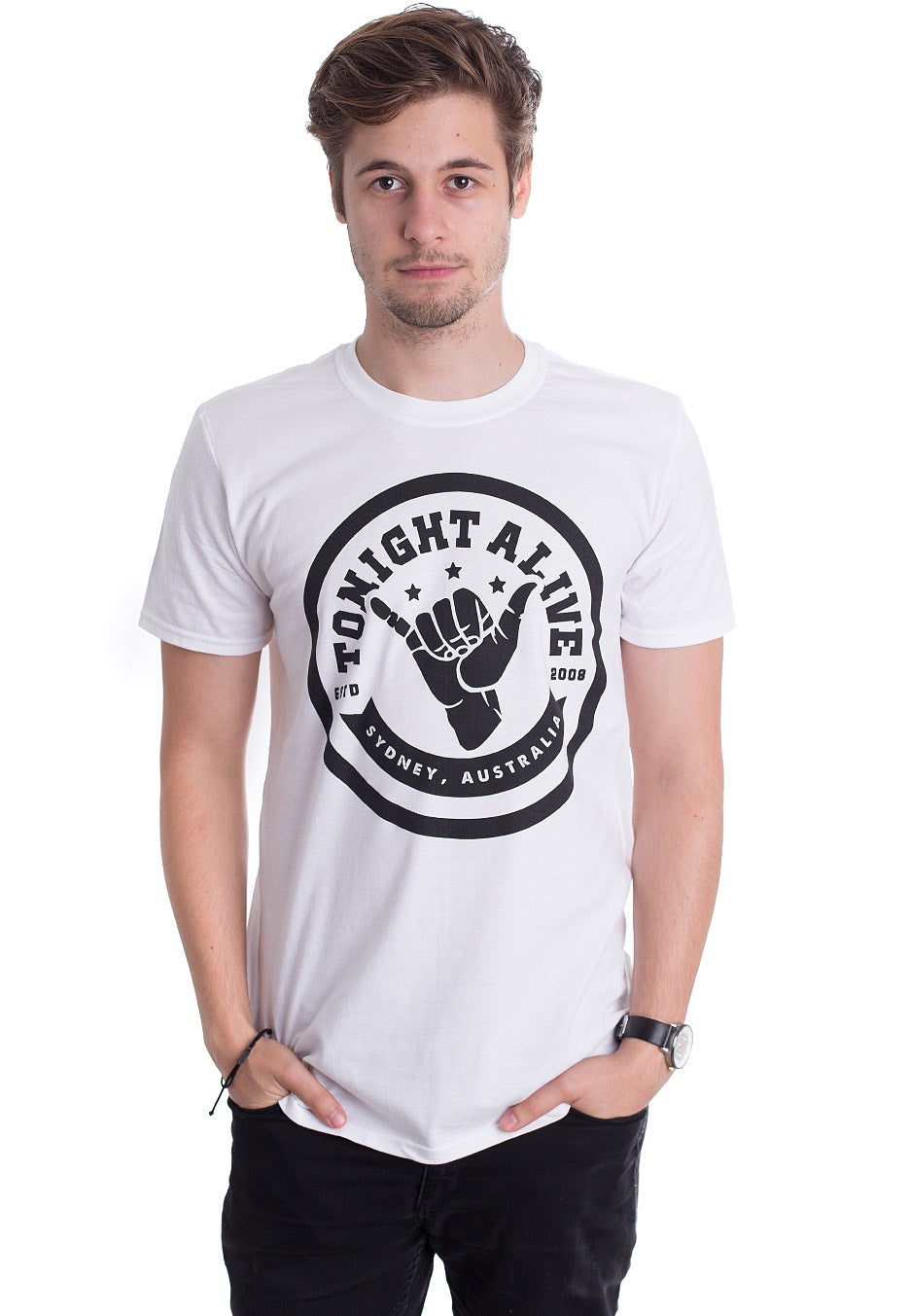 Tonight Alive - Sydney Australia White - T-Shirt | Men-Image