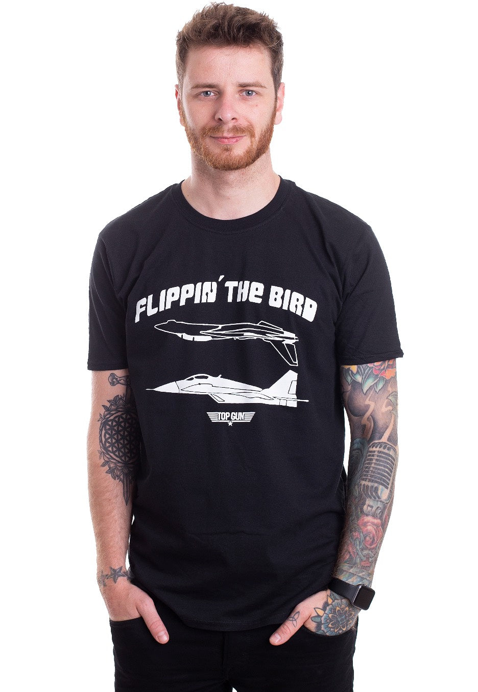 Top Gun - Flippin´ The Bird - T-Shirt | Men-Image