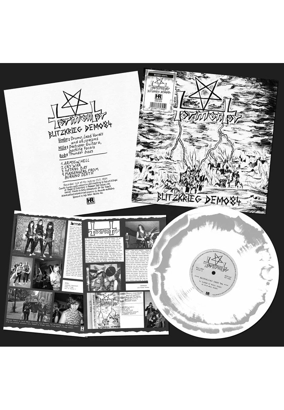 Tormentor - Blitzkrieg Demo '84 White/Grey - Colored Mini Vinyl | Neutral-Image