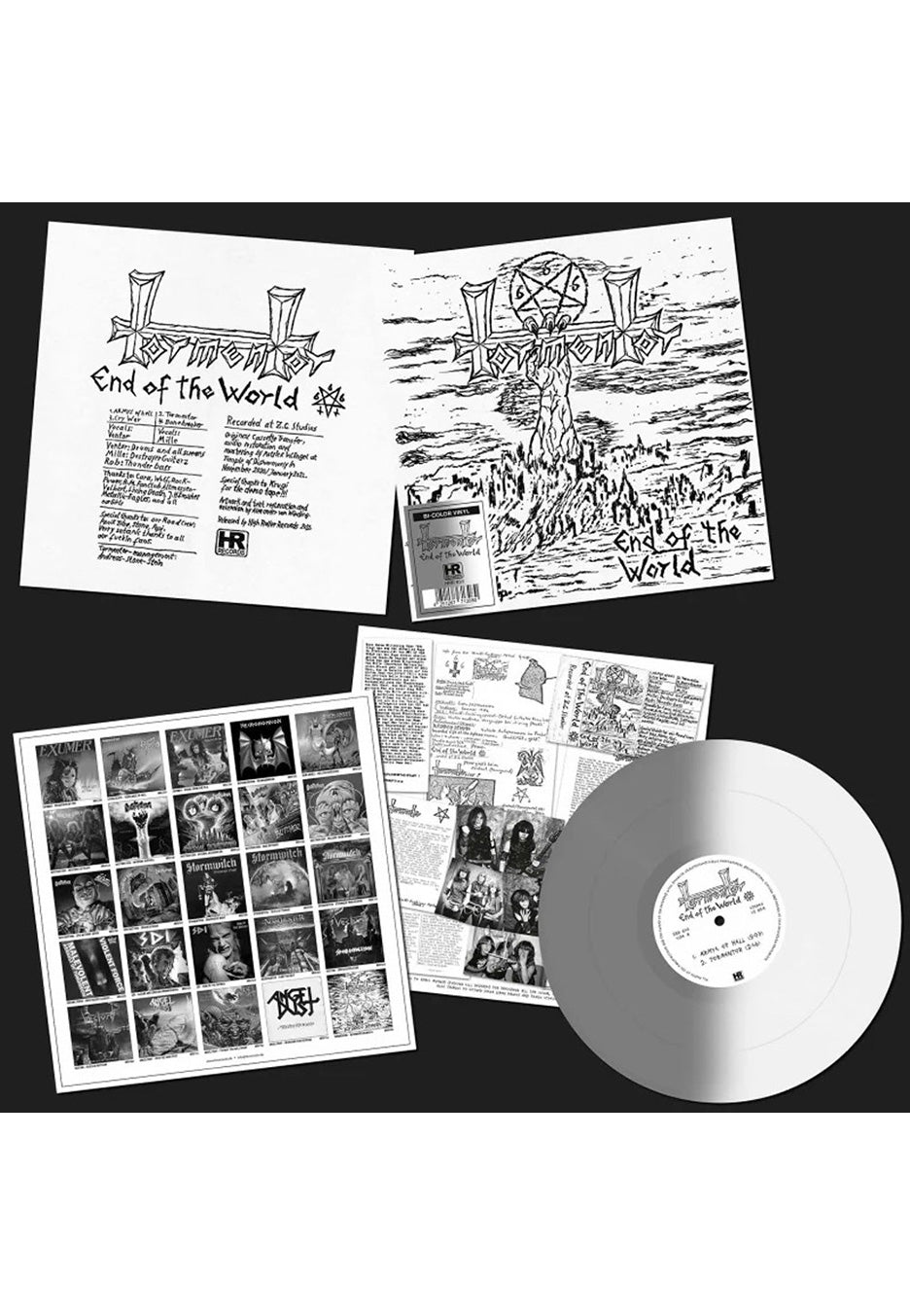 Tormentor - End Of The World Demo '84 White/Grey - Colored Mini Vinyl | Neutral-Image