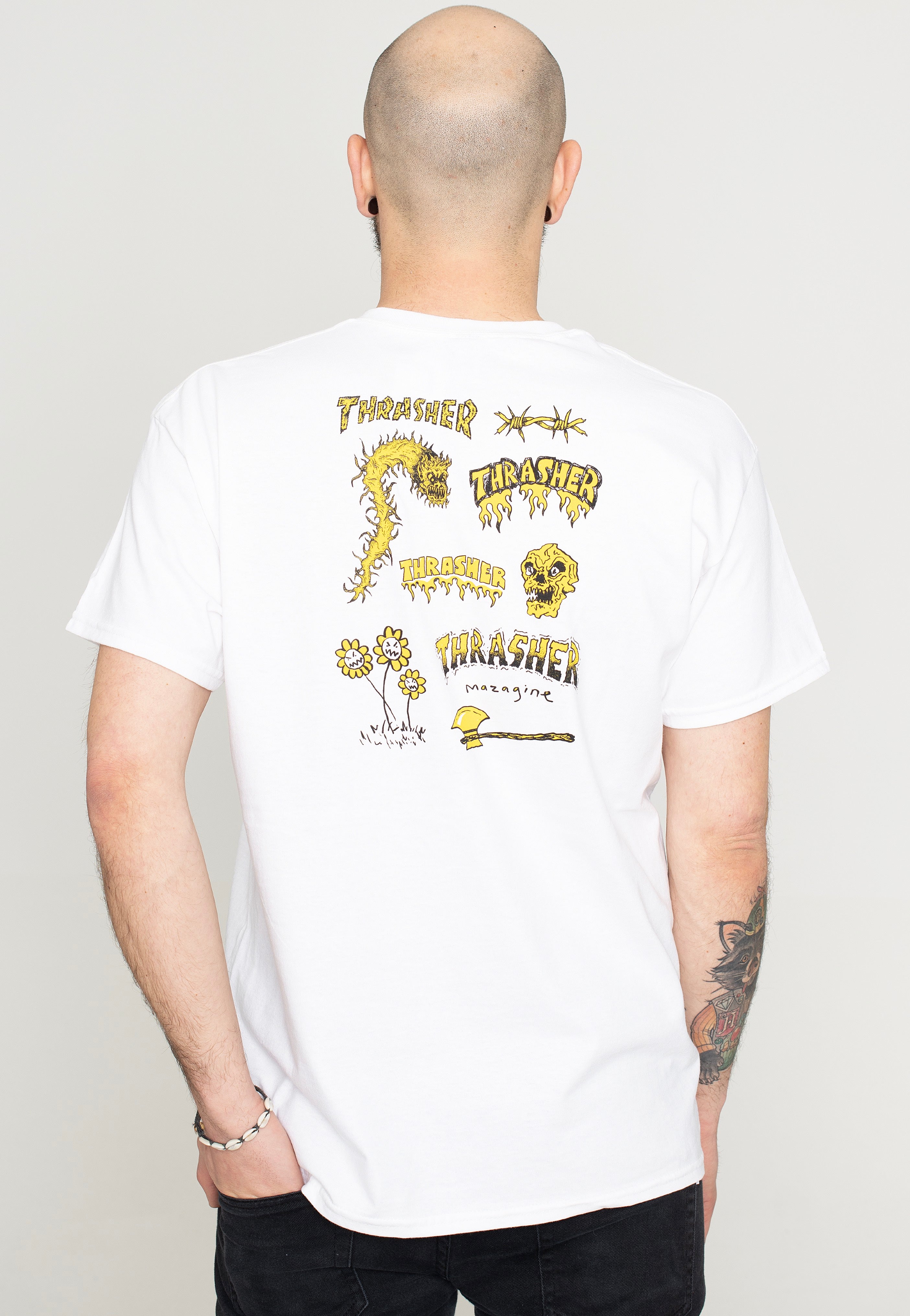 Thrasher - Barbarian White - T-Shirt | Men-Image