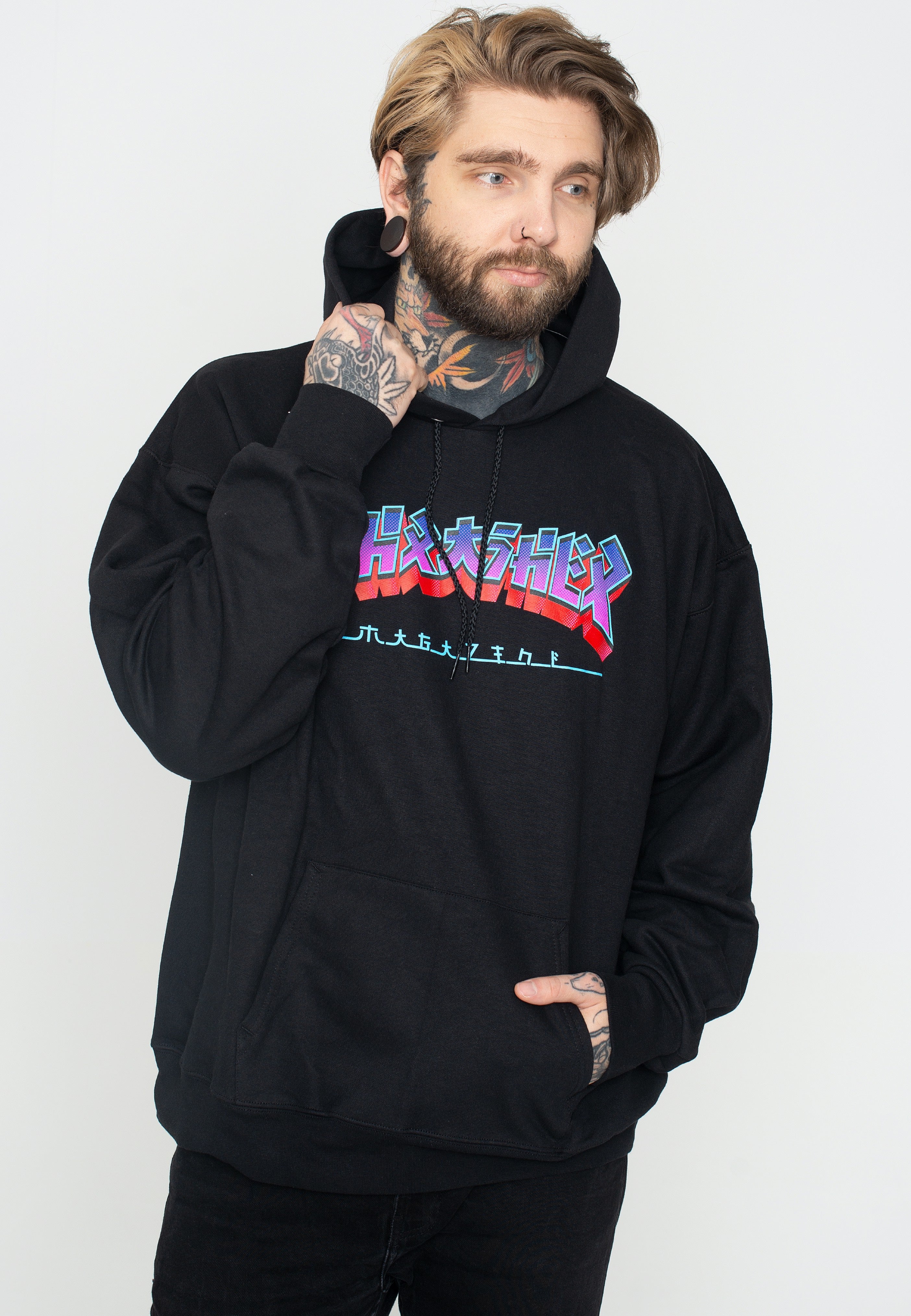 Thrasher - Godzilla Burst Black - Hoodie | Men-Image