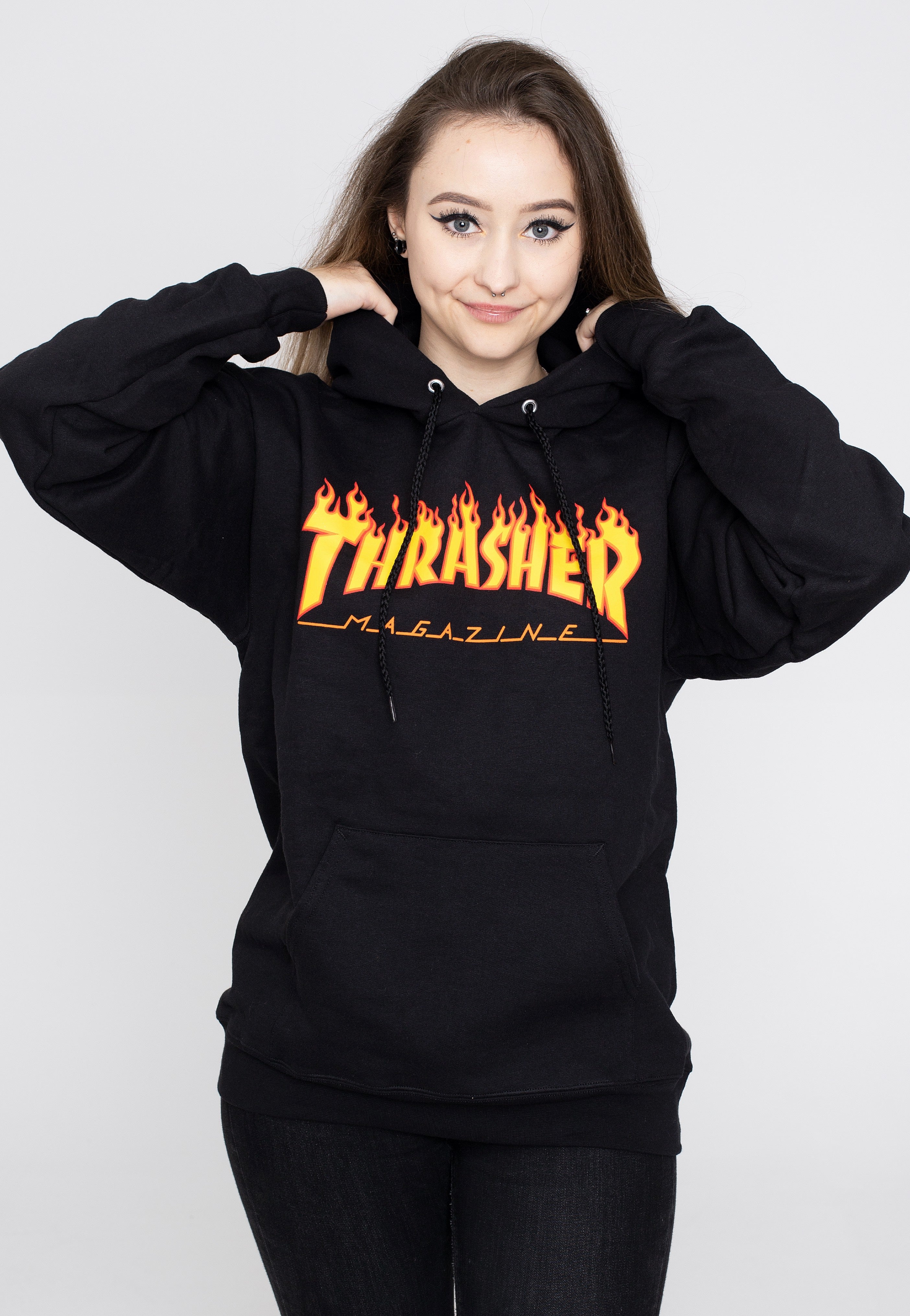 Thrasher - Thrasher Flame - Hoodie | Women-Image