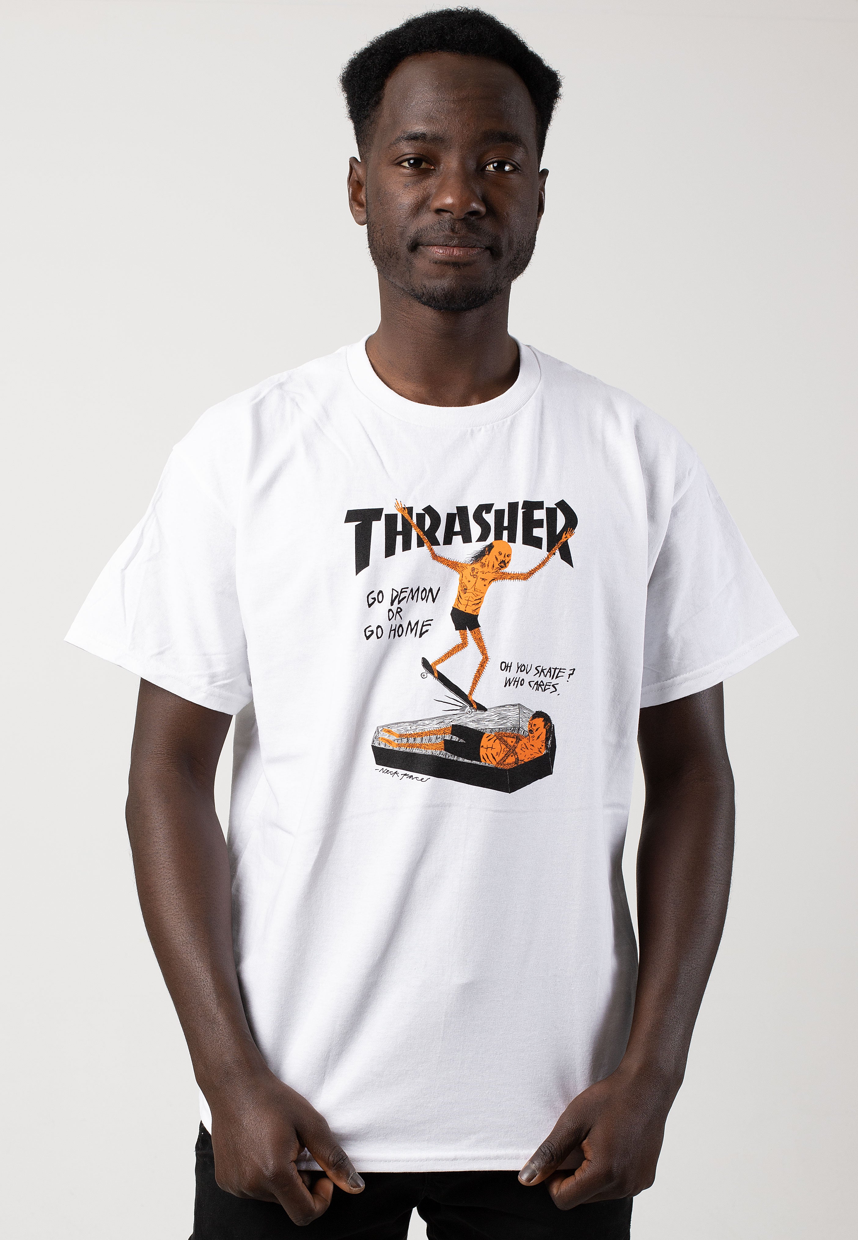 Thrasher - Coffin By Neckface White - T-Shirt | Men-Image