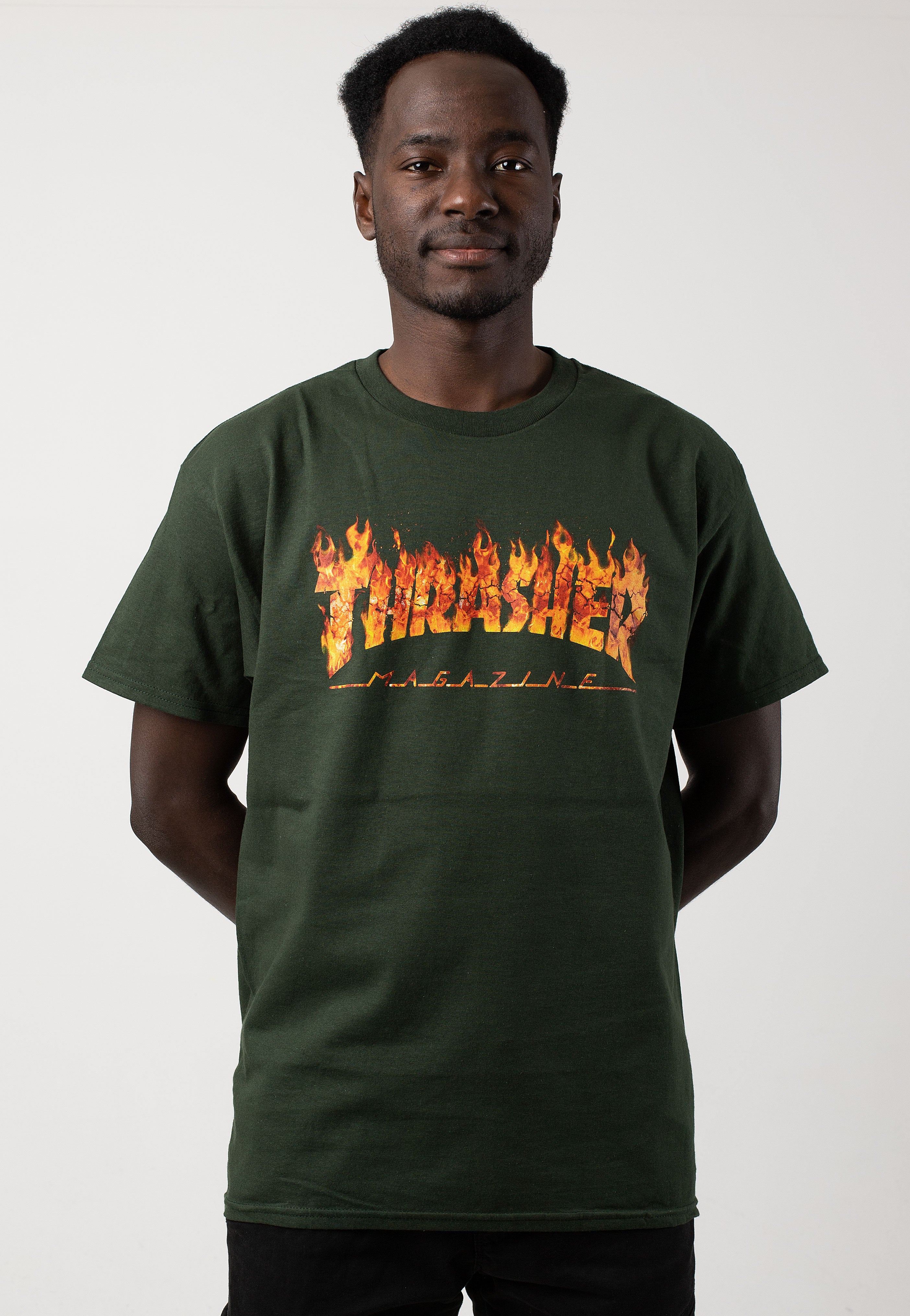 Thrasher - Inferno Forest Green - T-Shirt | Men-Image