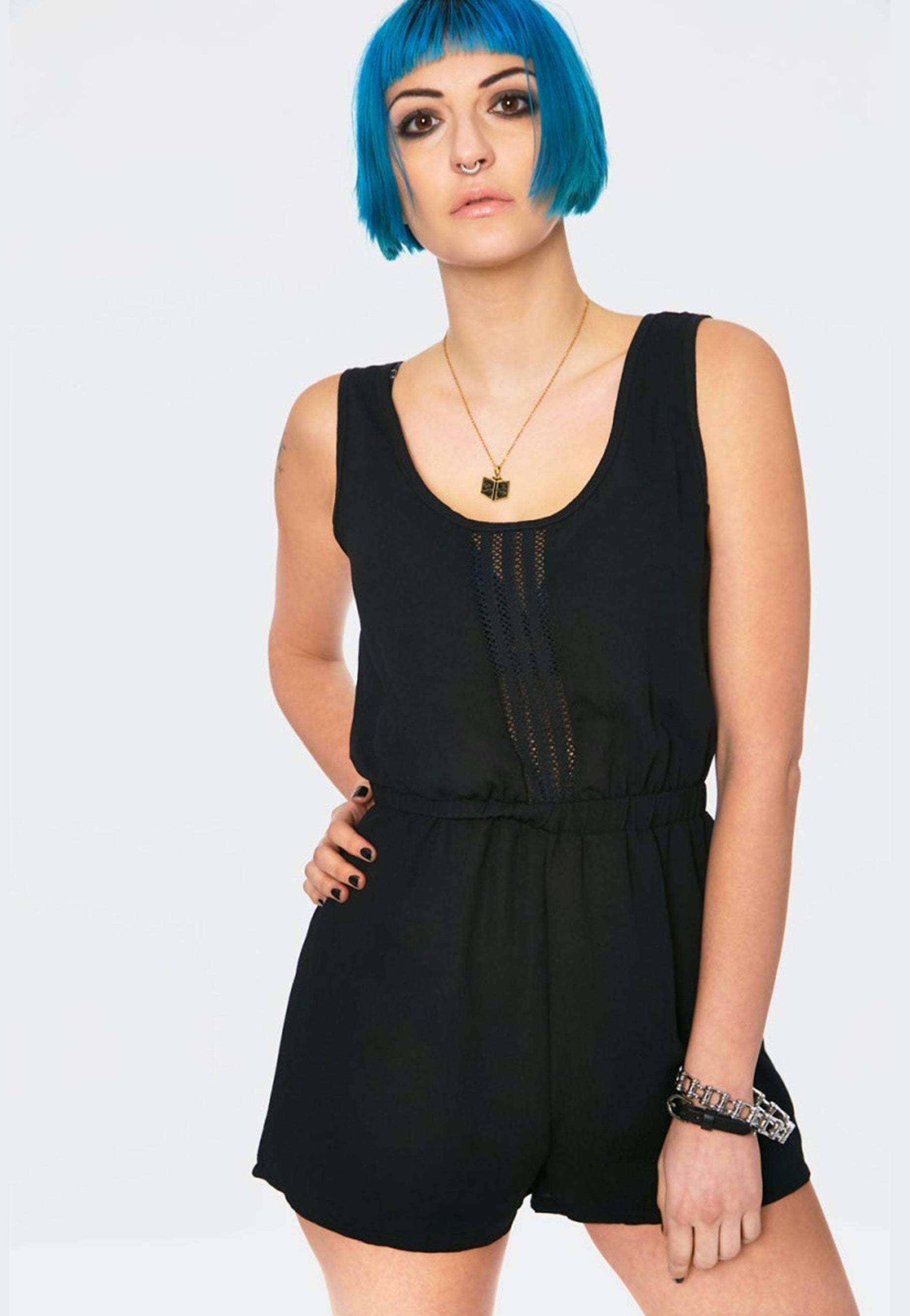 Jawbreaker - Trim And Black Crepe - Jumpsuit | Women-Image