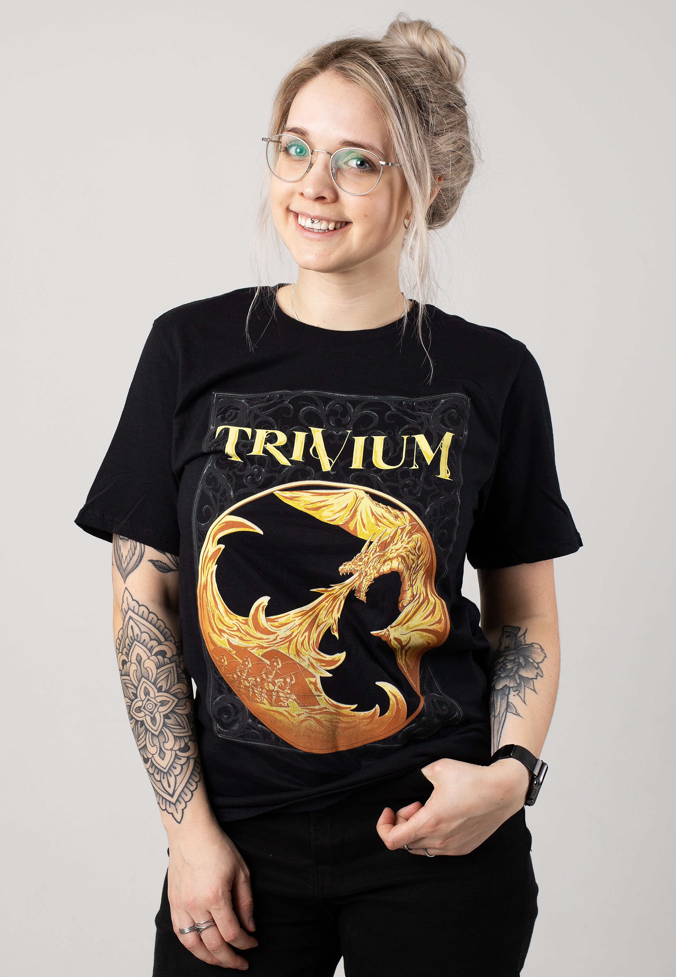 Trivium - Gold Dragon - T-Shirt | Women-Image