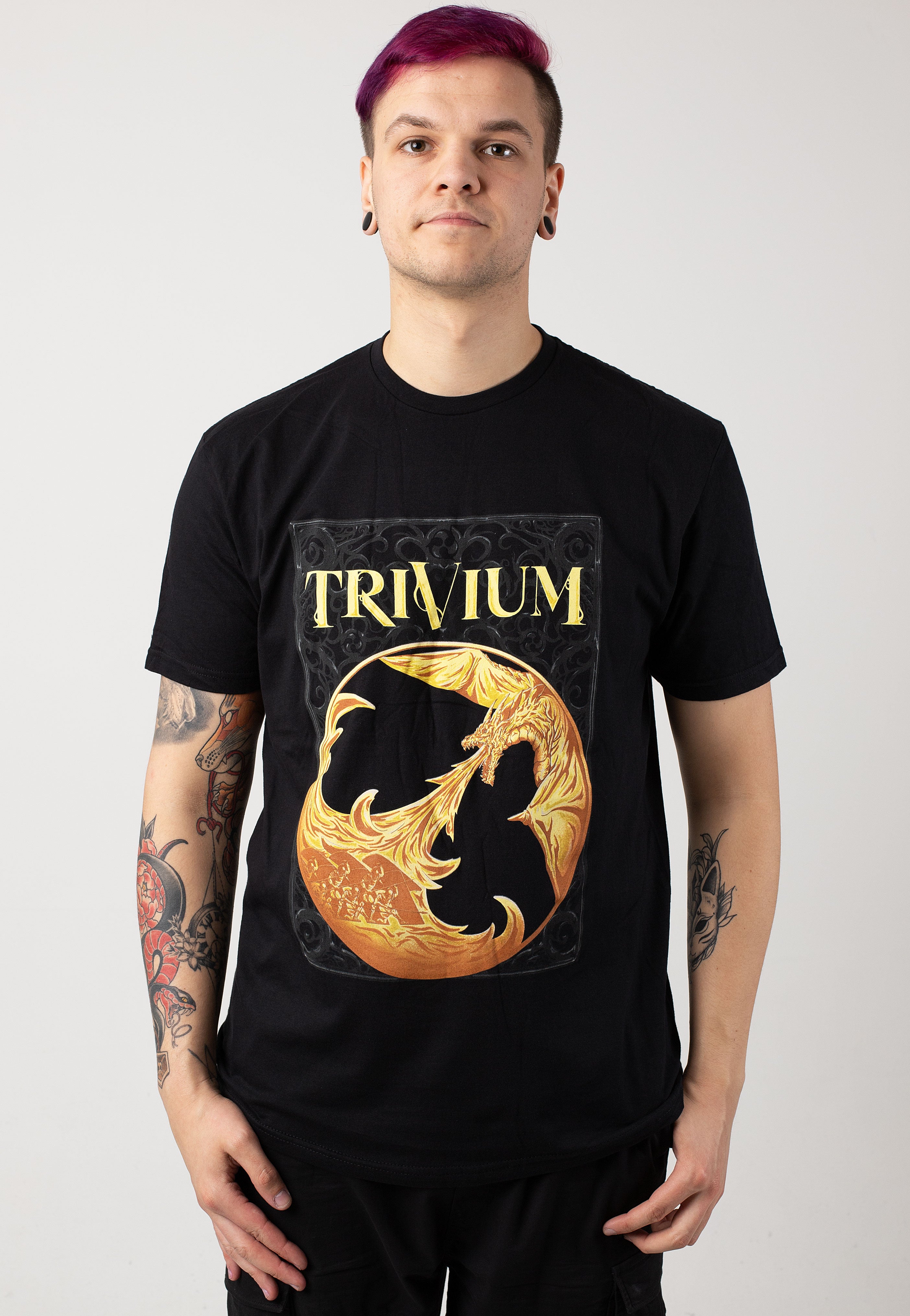 Trivium - Gold Dragon - T-Shirt | Men-Image