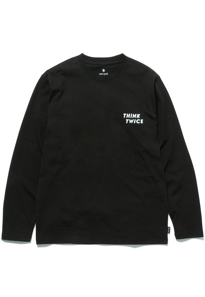 Snow Peak - Think Twice Black - Longsleeve | Men-Image