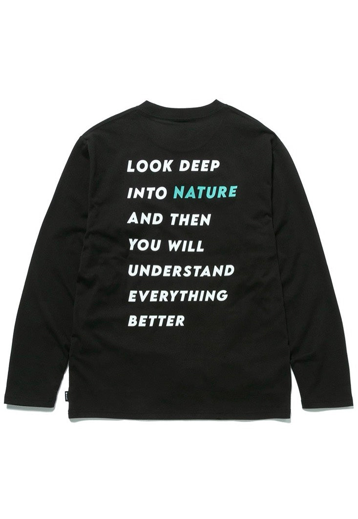 Snow Peak - Think Twice Black - Longsleeve | Men-Image