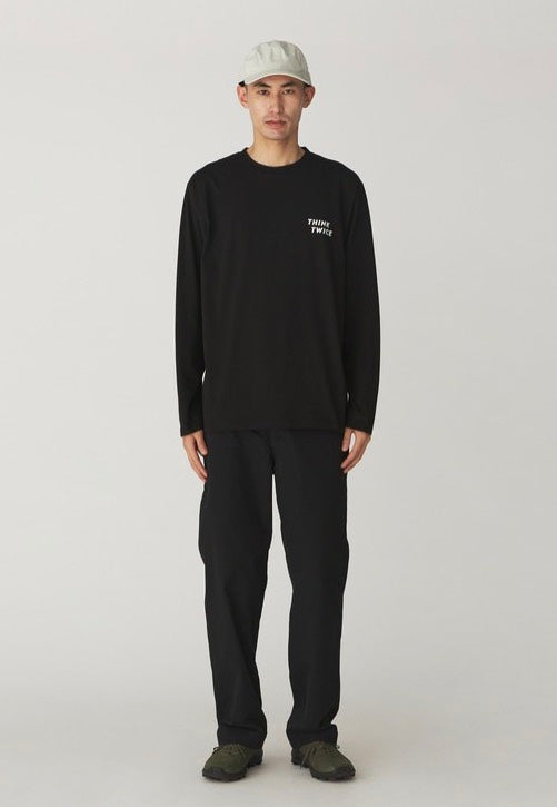 Snow Peak - Think Twice Black - Longsleeve | Men-Image