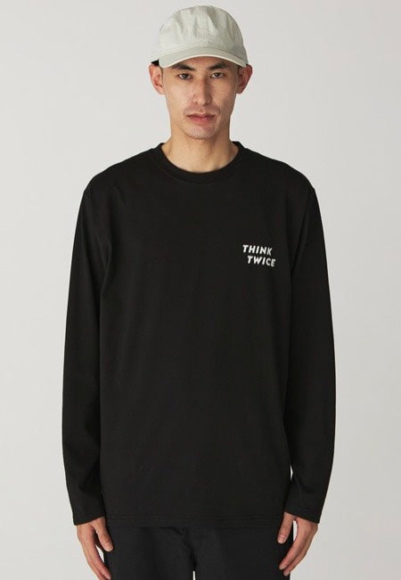 Snow Peak - Think Twice Black - Longsleeve | Men-Image