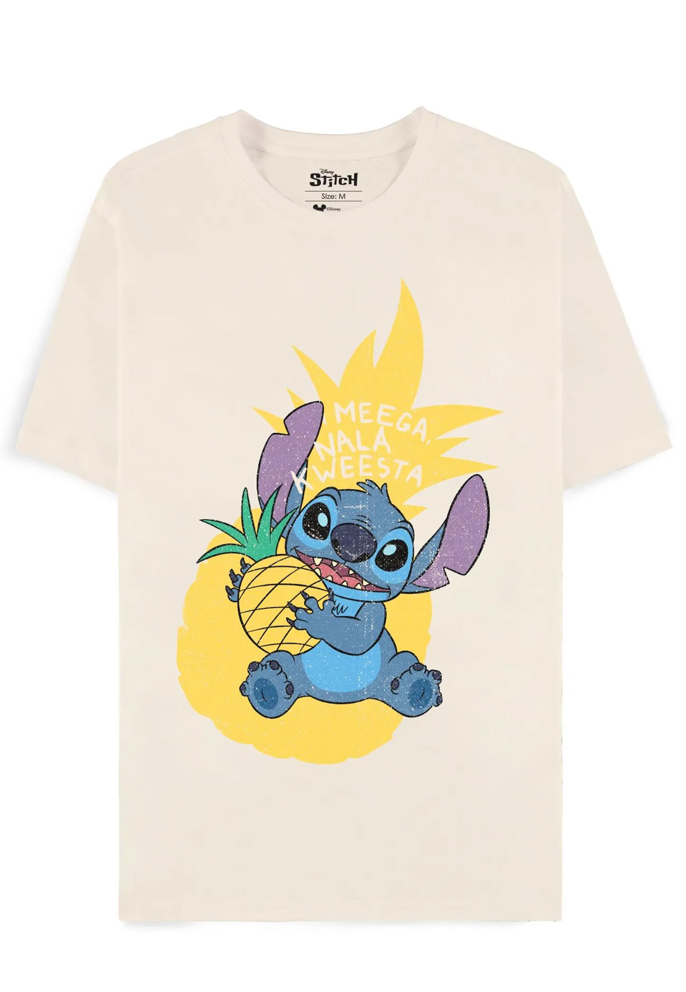 Lilo & Stitch - Pineapple Stitch Beige - T-Shirt | Neutral-Image