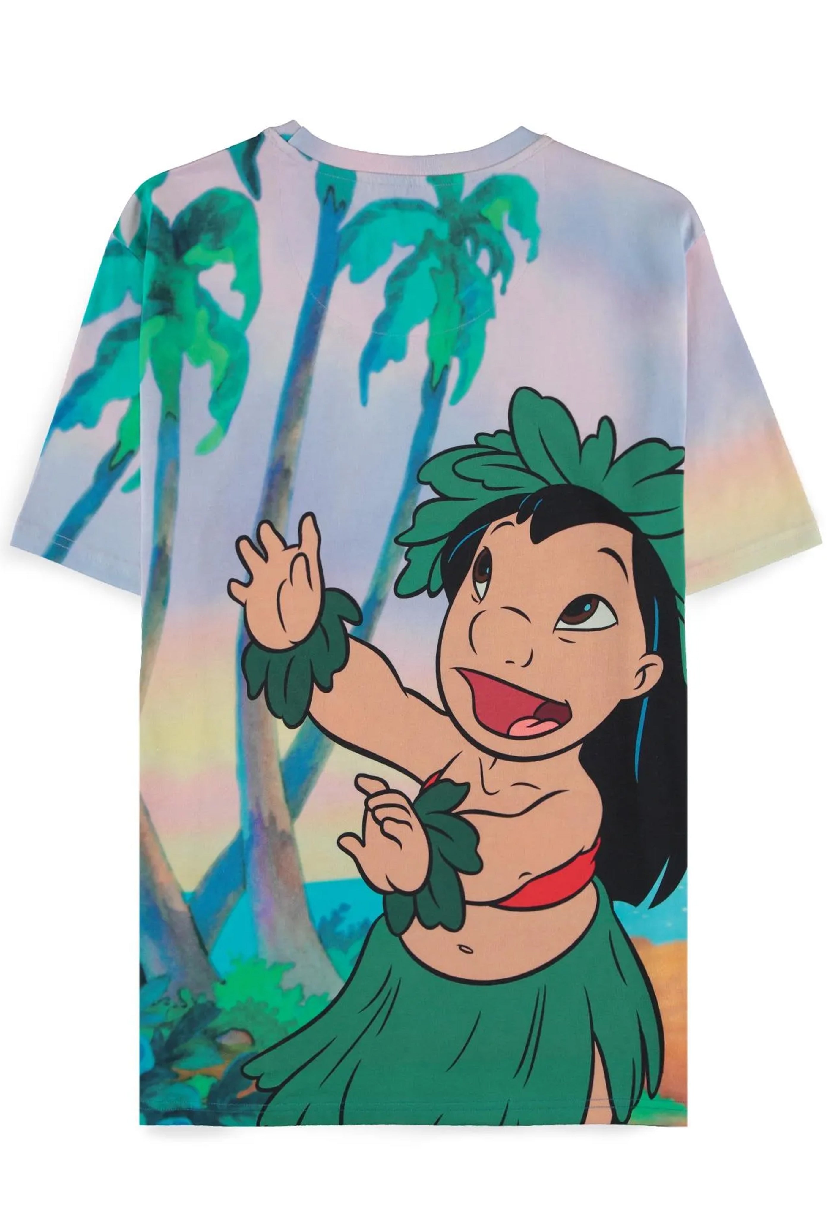 Lilo & Stitch - Beach Allover - T-Shirt | Neutral-Image