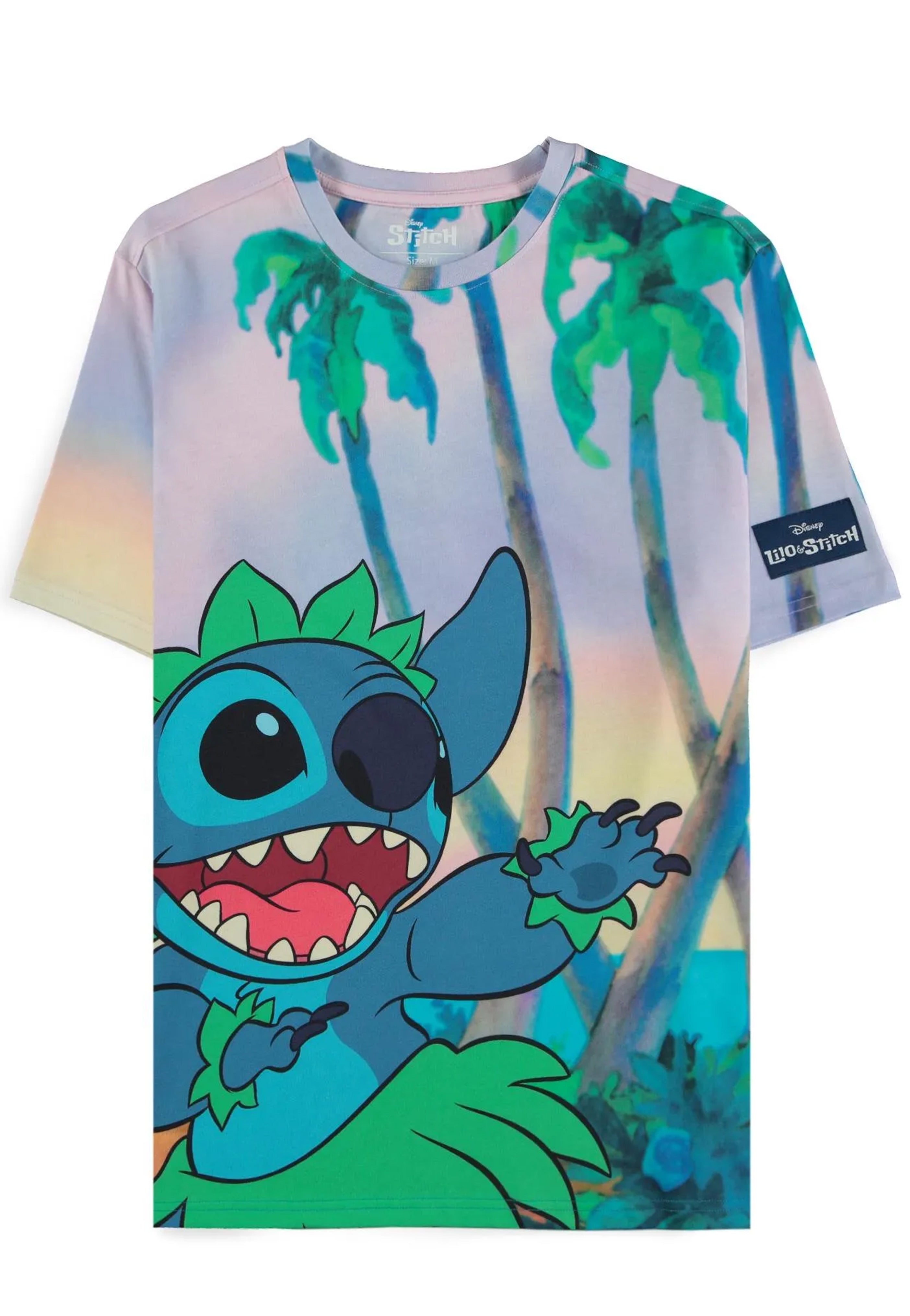 Lilo & Stitch - Beach Allover - T-Shirt | Neutral-Image