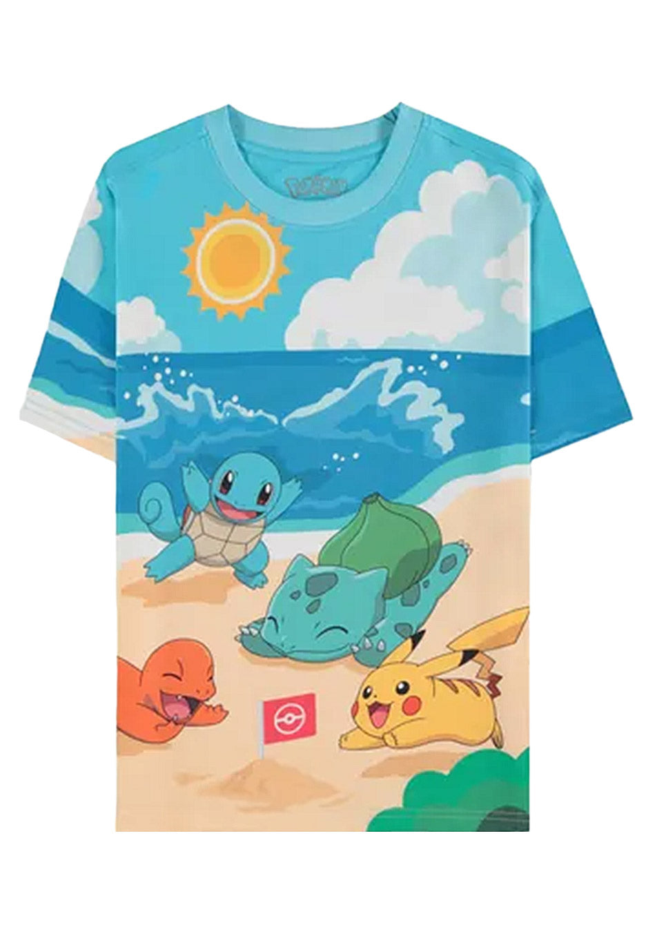 Pokémon - Beach Day Allover - T-Shirt | Neutral-Image