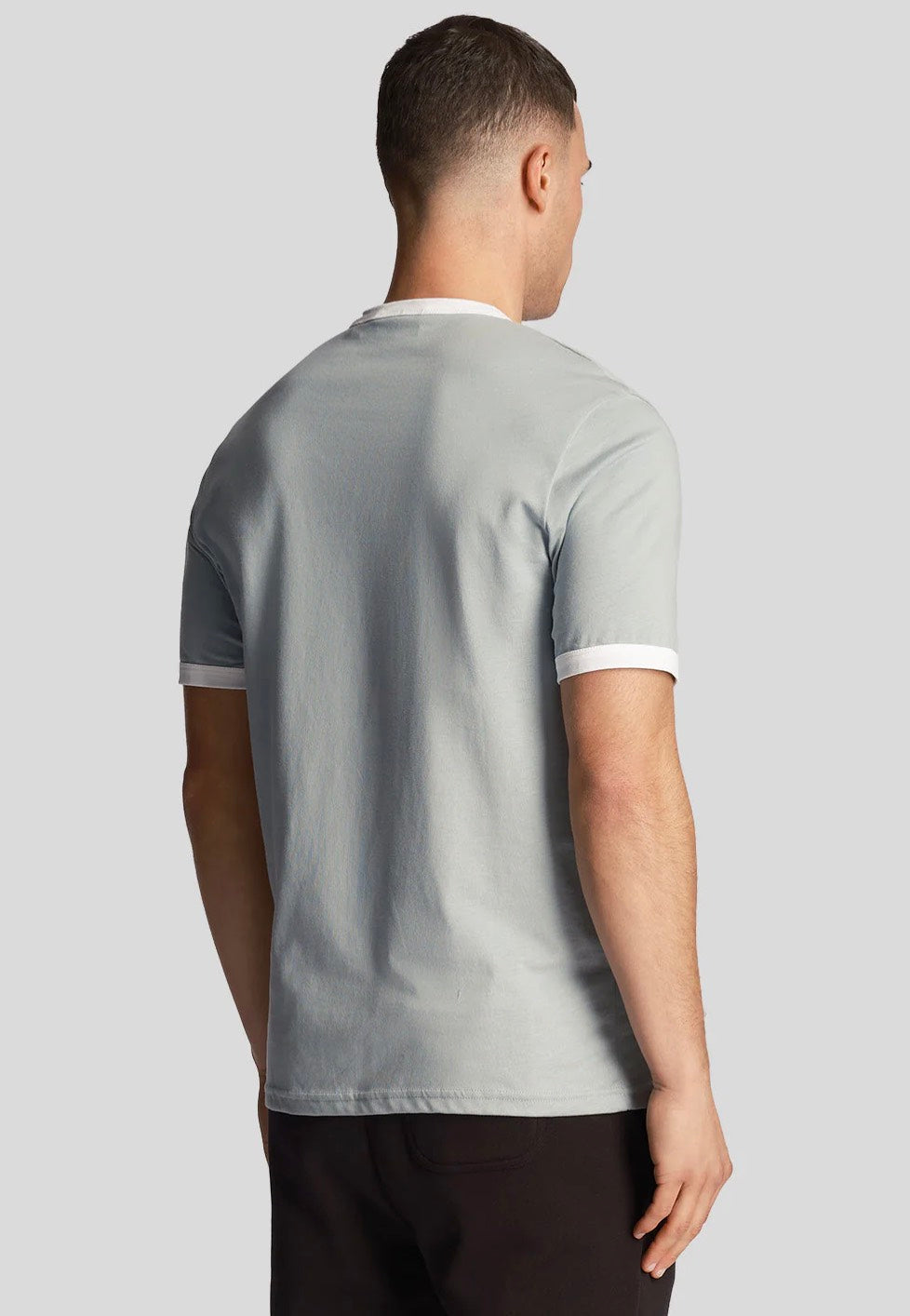 Lyle & Scott - Ringer Slate Blue/White - T-Shirt | Men-Image