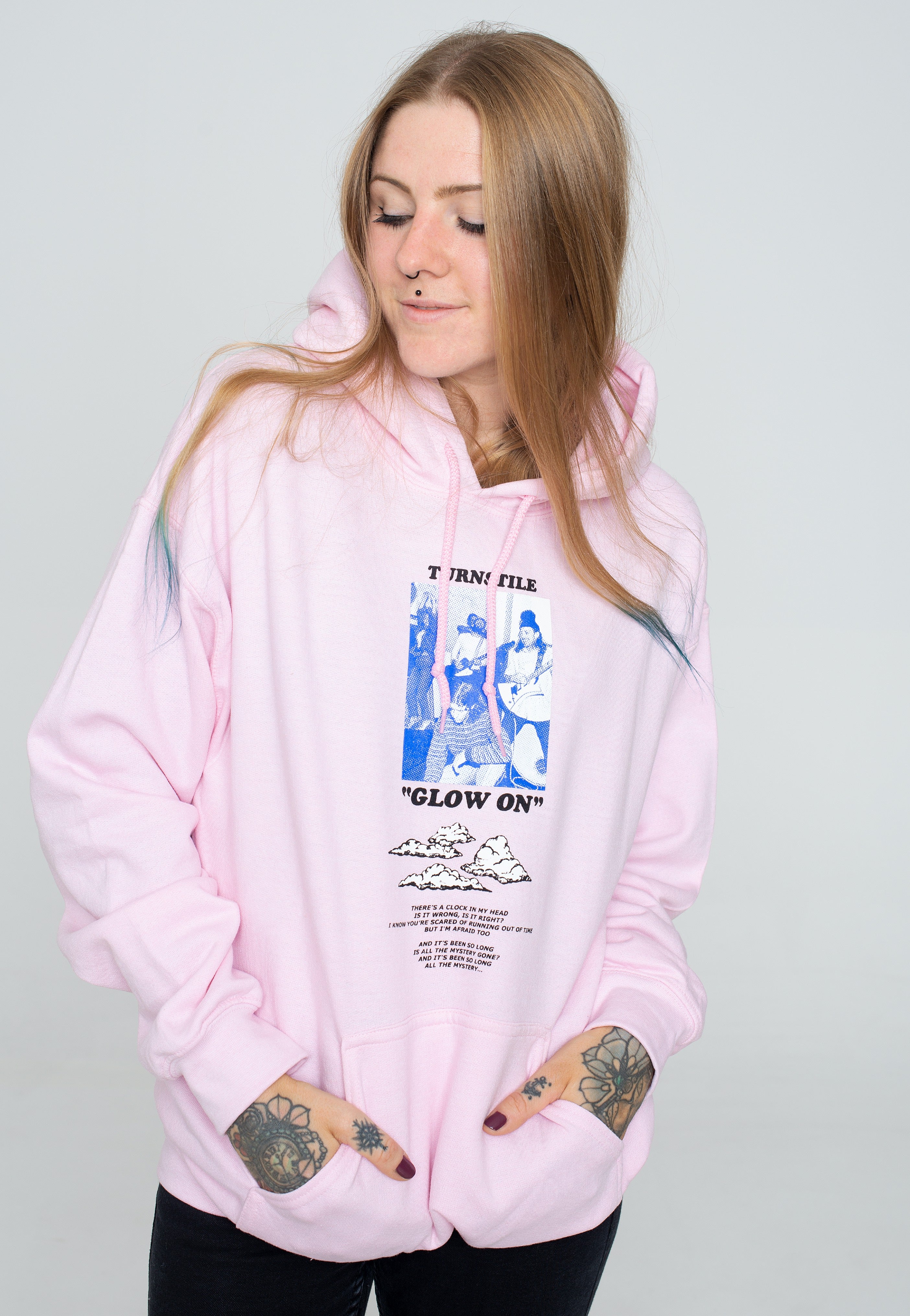 Turnstile - Crouch Glow Light Pink - Hoodie | Men-Image