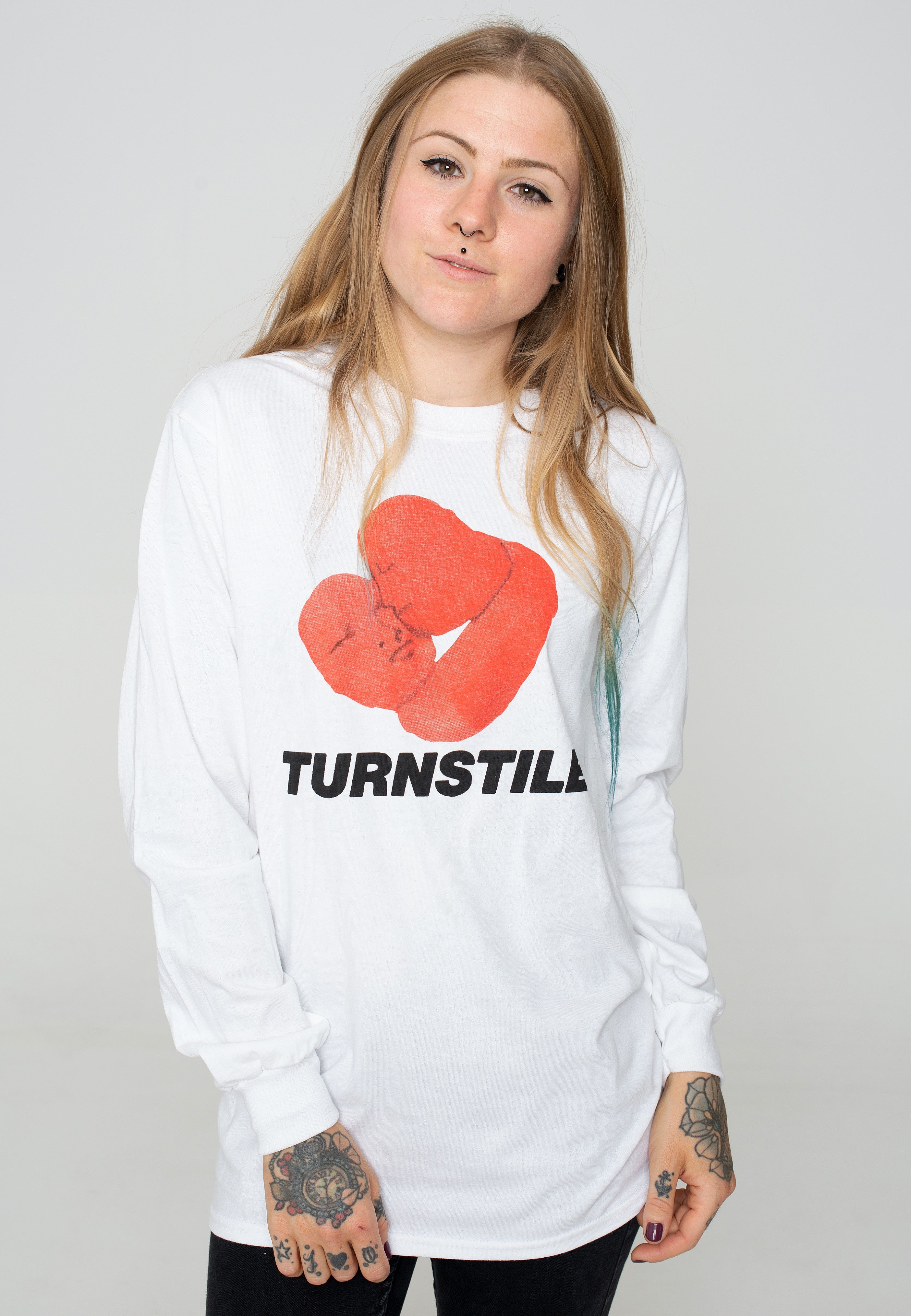 Turnstile - Embrass White - Longsleeve | Men-Image