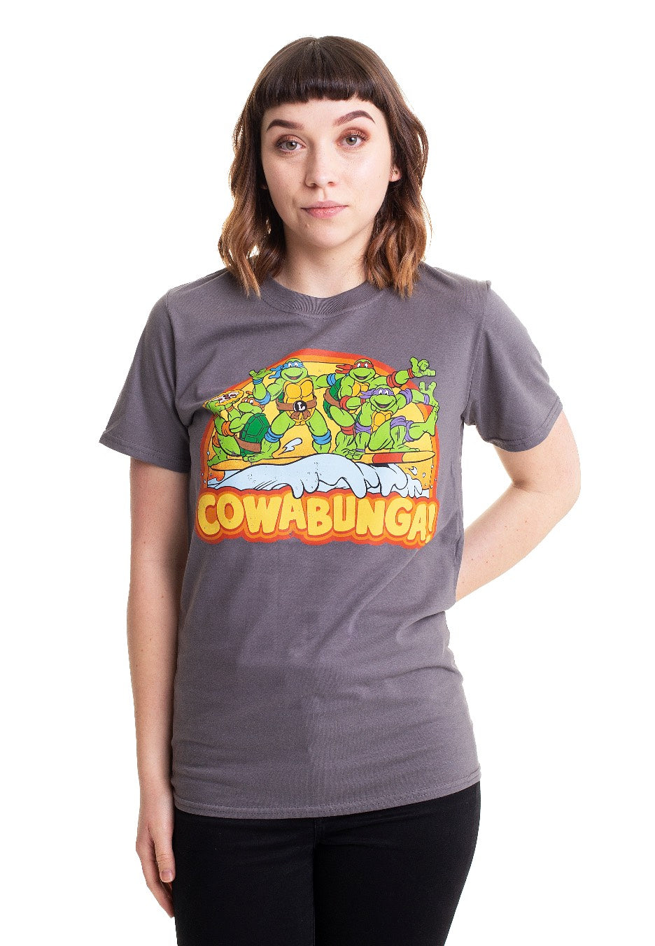 Turtles - Cowabunga Grey - T-Shirt | Women-Image