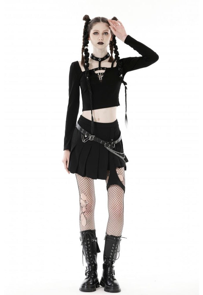 Dark In Love - Punk Rock Girl Crop - Top | Women-Image