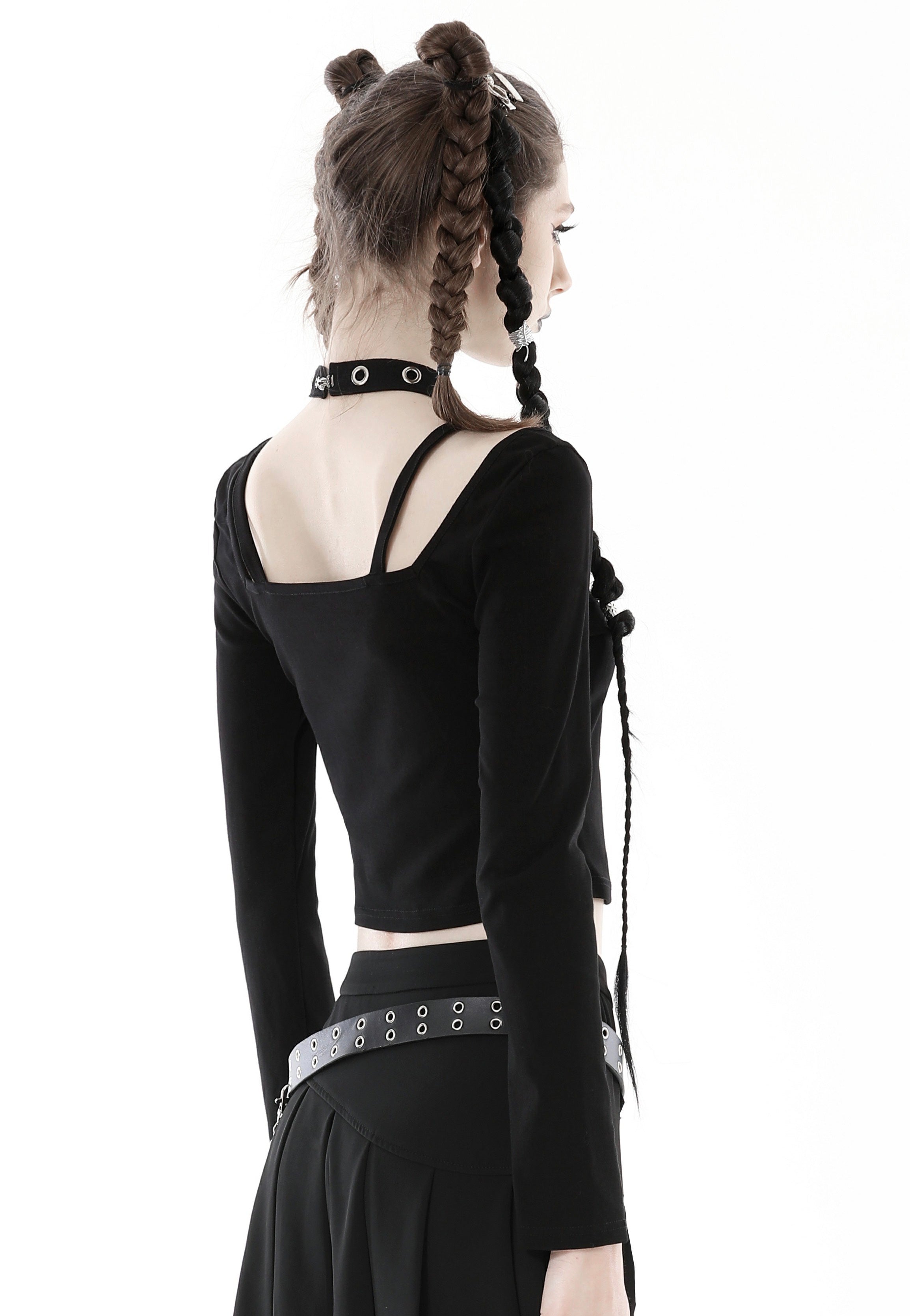 Dark In Love - Punk Rock Girl Crop - Top | Women-Image