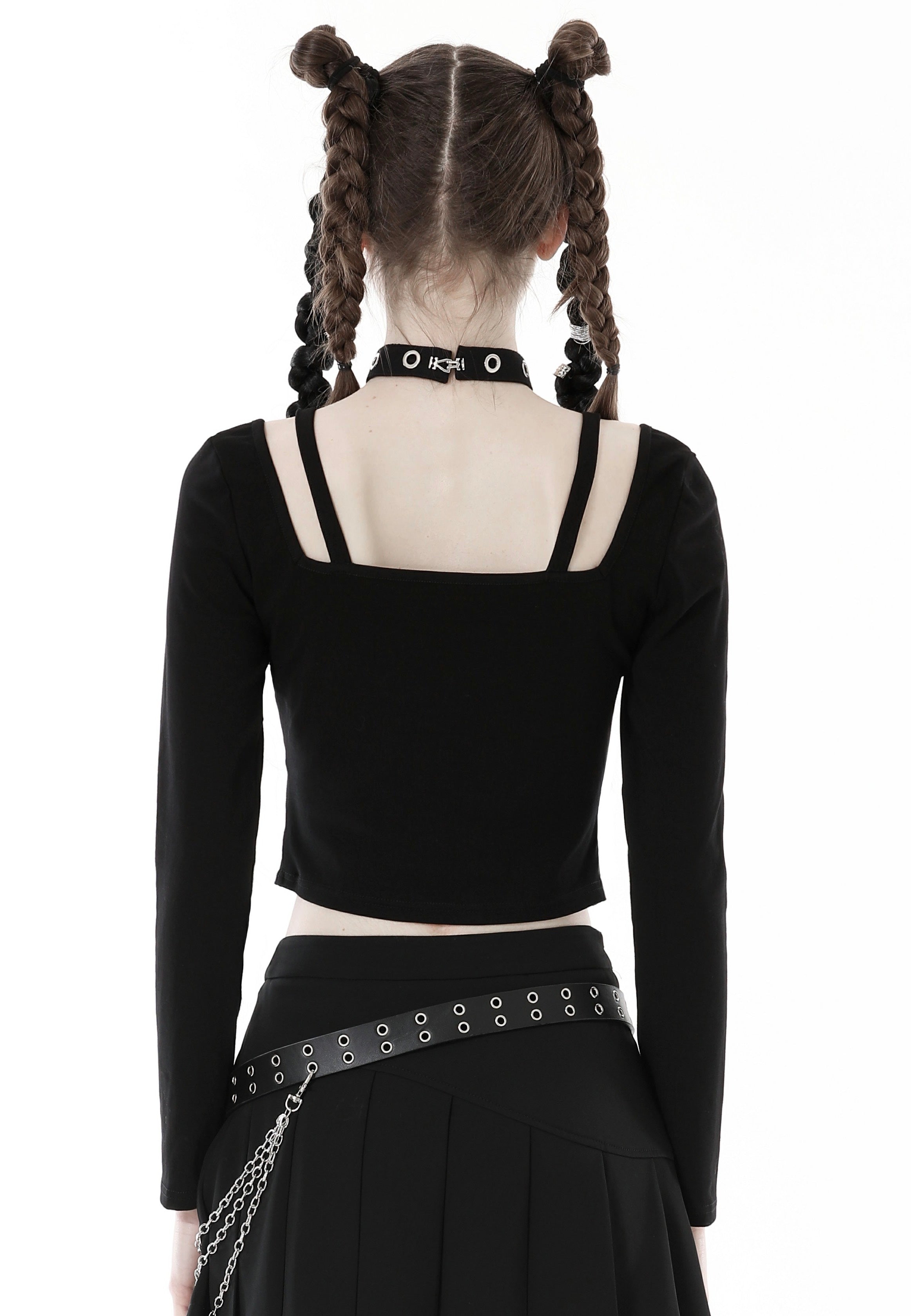 Dark In Love - Punk Rock Girl Crop - Top | Women-Image