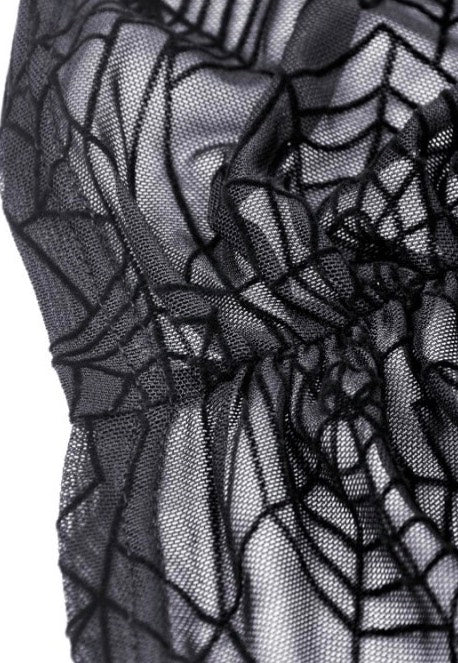 Dark In Love - Punk Spider Mesh Sleeveless - Top | Women-Image