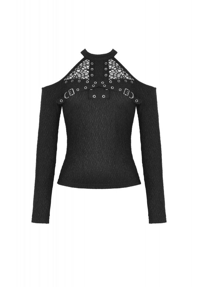 Dark In Love - Punk Sexy Metal Bandage Chest - Top | Women-Image