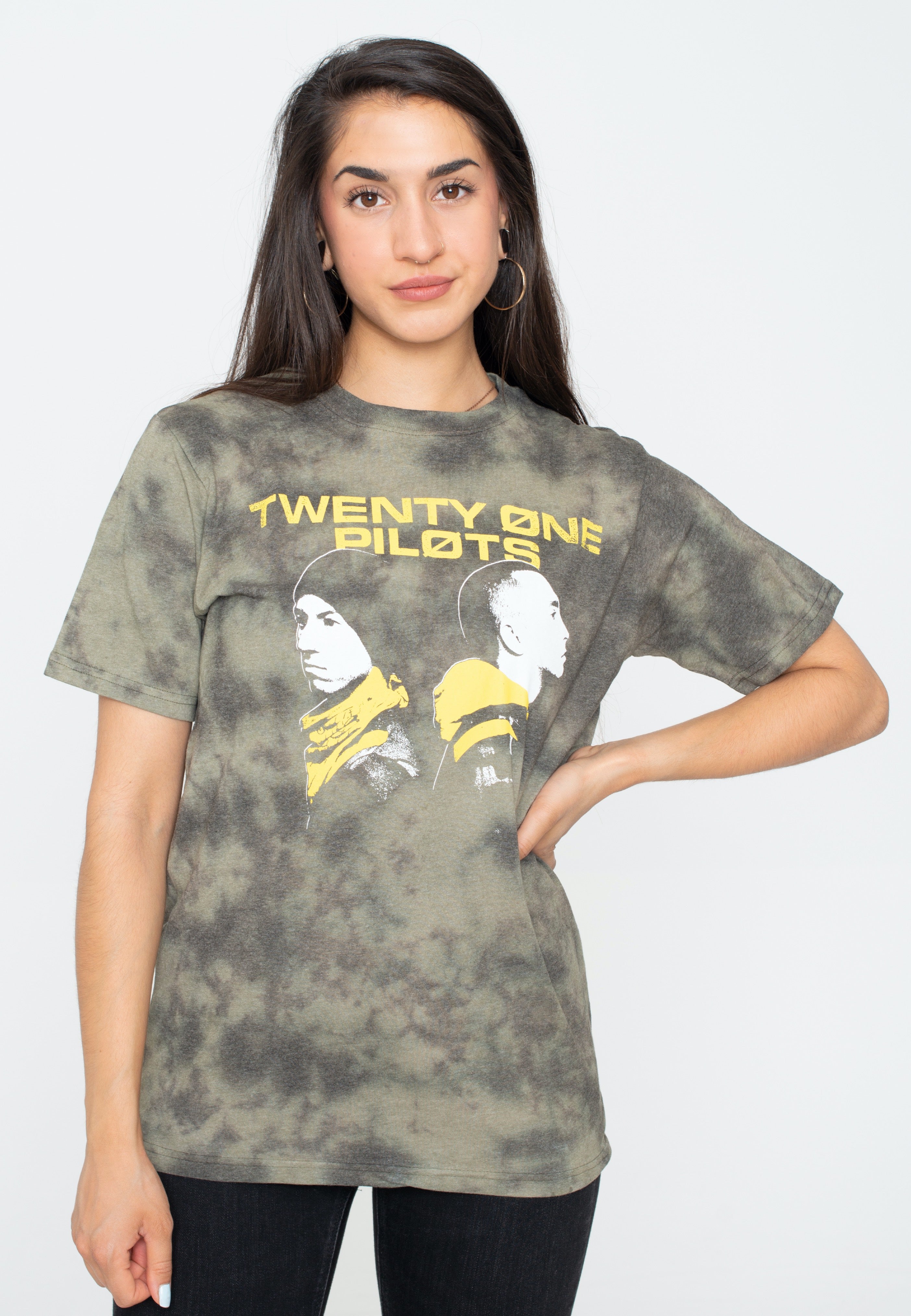 Twenty One Pilots - Back To Back Dip-Dye - T-Shirt | Women-Image